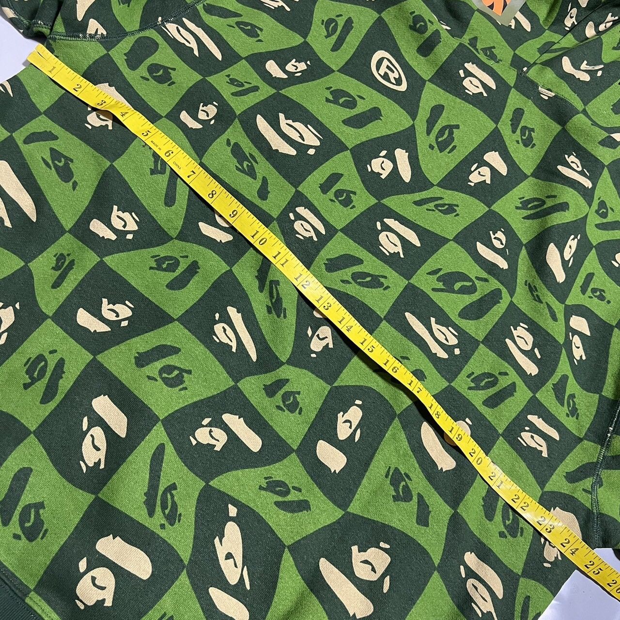 Bape Distortion Shark Relaxed Fit Full Zip Hoodie Size US XL / EU 56 / 4 - 8 Thumbnail