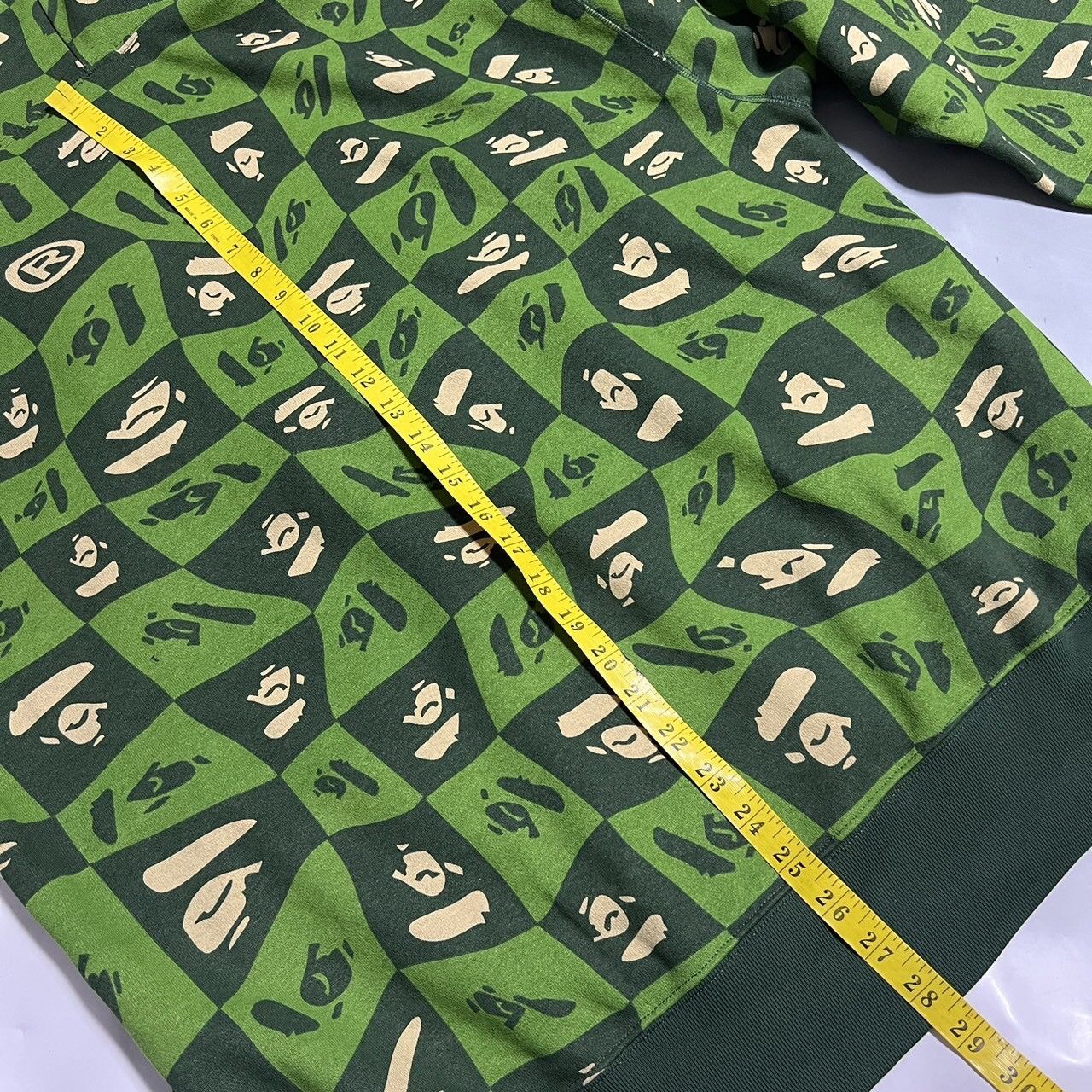 Bape Distortion Shark Relaxed Fit Full Zip Hoodie Size US XL / EU 56 / 4 - 9 Thumbnail