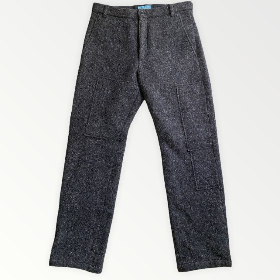 image of Undercover Aw97-98 Heavy Wool Patchwork Pants in Grey, Men's (Size 33)