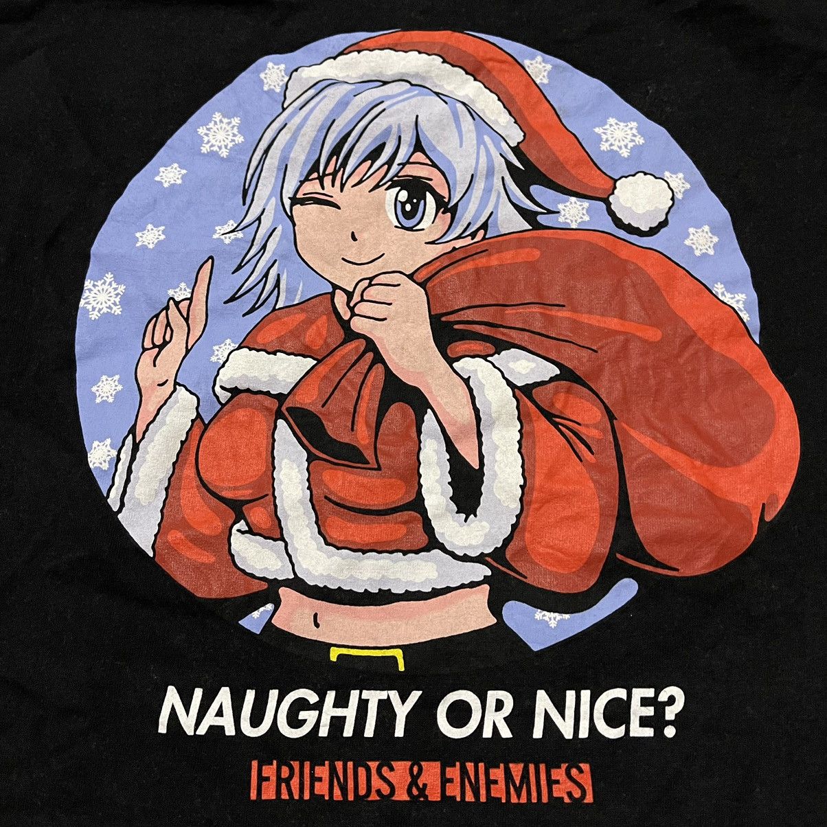 Anime Friend and enemies anime art graphic tshirt Size US L / EU 52-54 / 3 - 3 Thumbnail