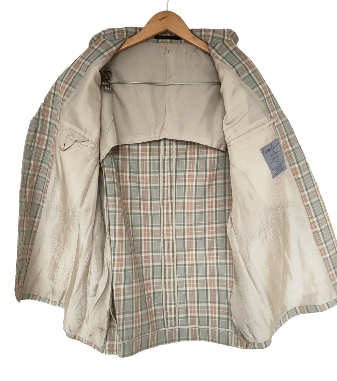 Yohji Yamamoto SAMPLE Yohji Yamamoto Checkered Blazer Size US M / EU 48-50 / 2 - 5 Thumbnail