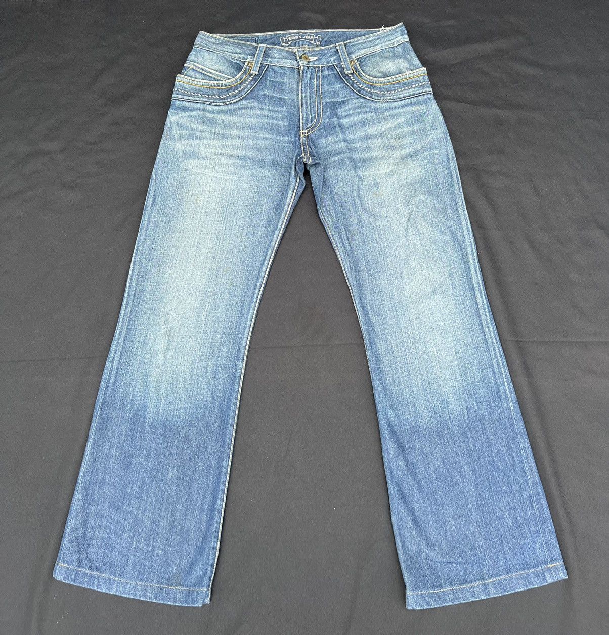 Robins Jeans Vintage ROBINS JEAN Usa Distress Denim Navajo Flare Jeans Size US 31 - 1 Thumbnail