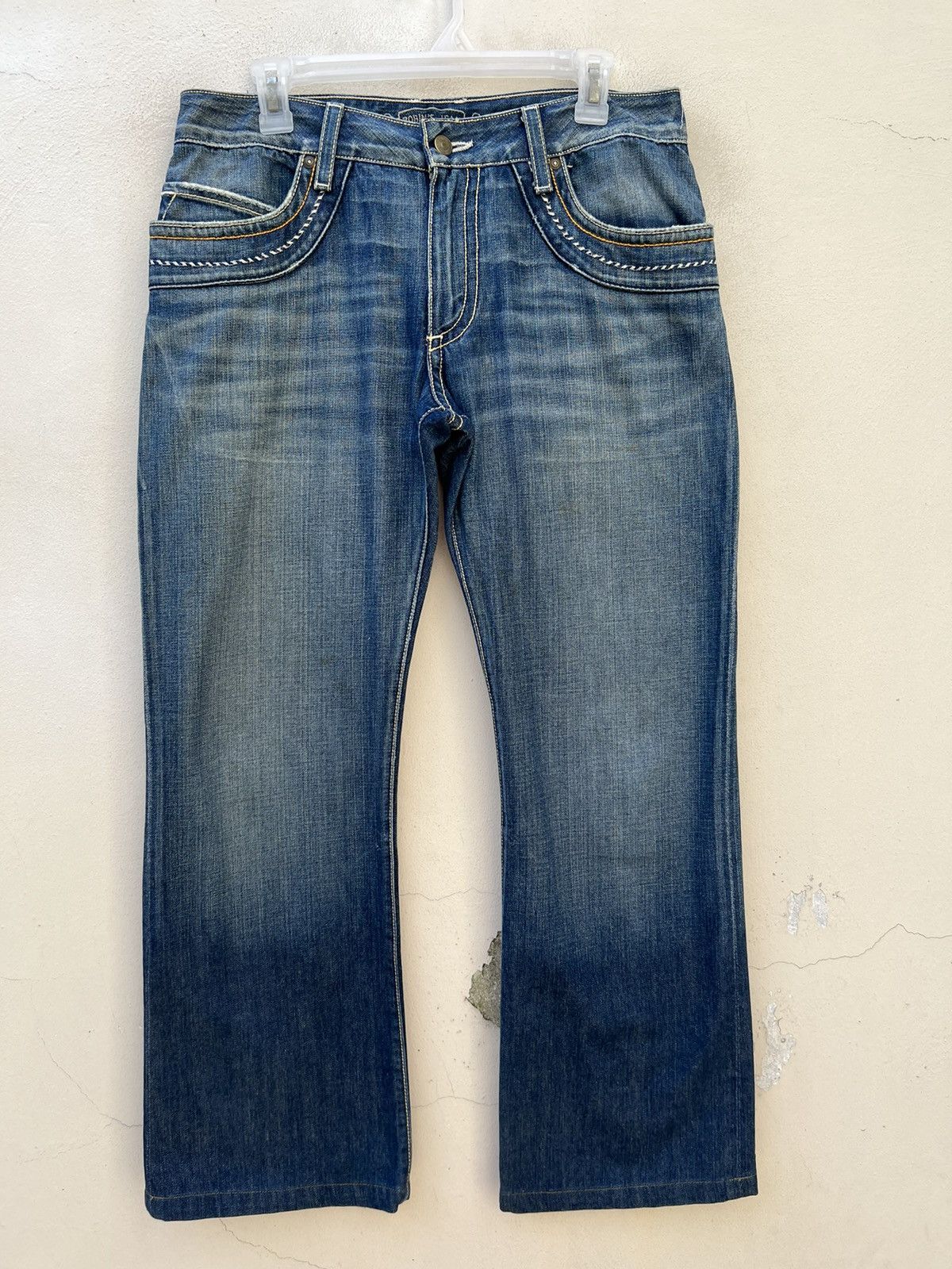 Robins Jeans Vintage ROBINS JEAN Usa Distress Denim Navajo Flare Jeans Size US 31 - 6 Thumbnail