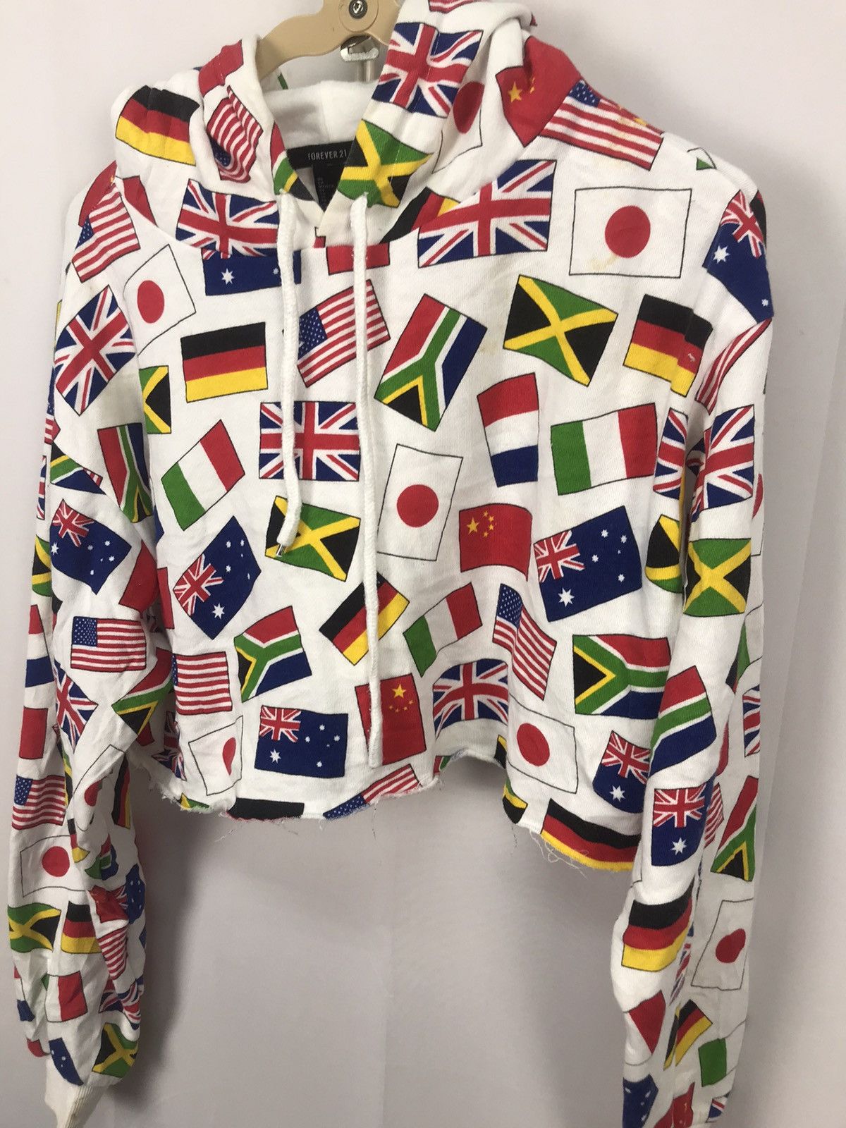 Forever 21 Forever 21 croptop hoodie fullprint Size M / US 6-8 / IT 42-44 - 4 Thumbnail