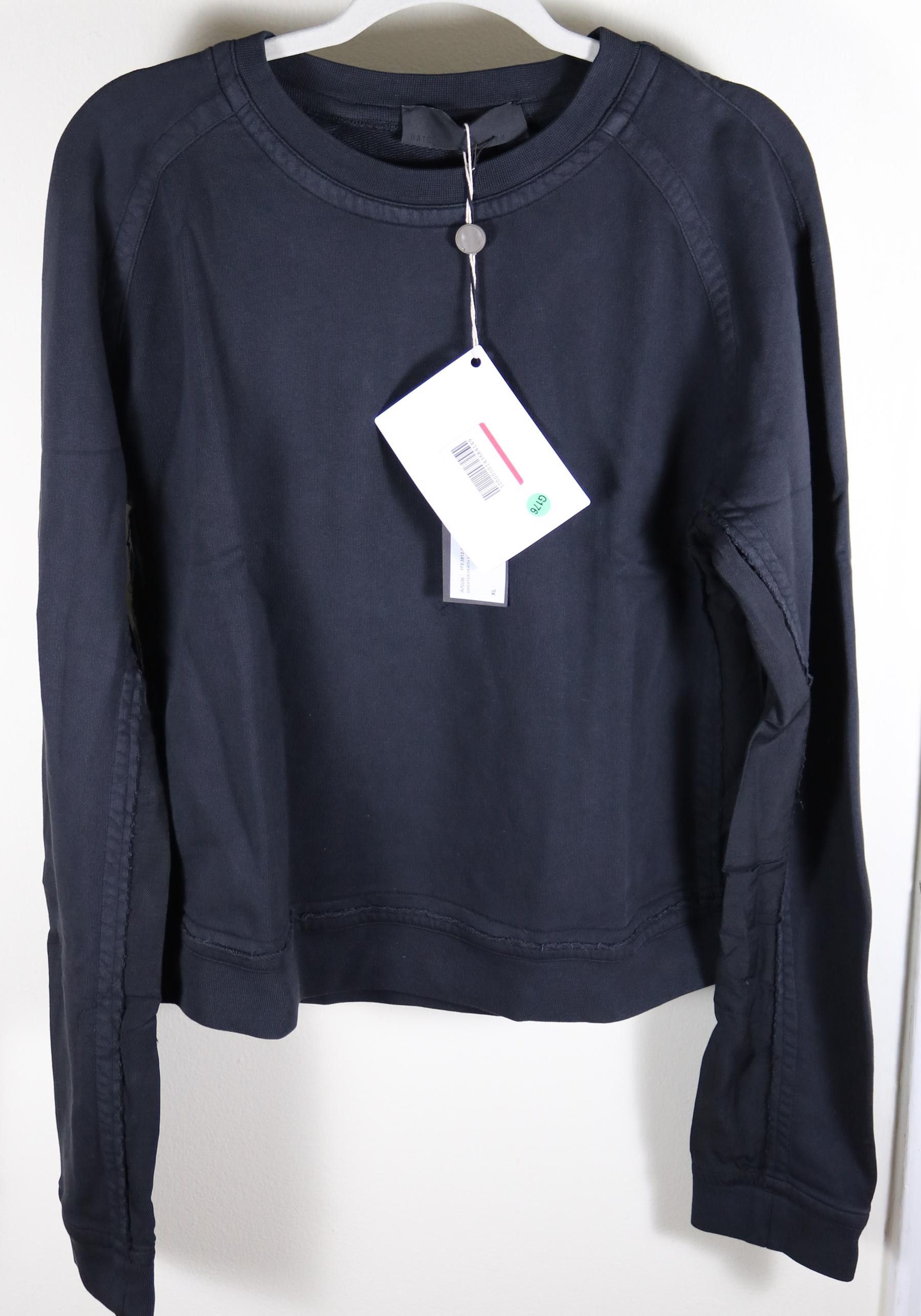 Haider Ackermann Black Perth Sweatshirt Size XL Extra Large