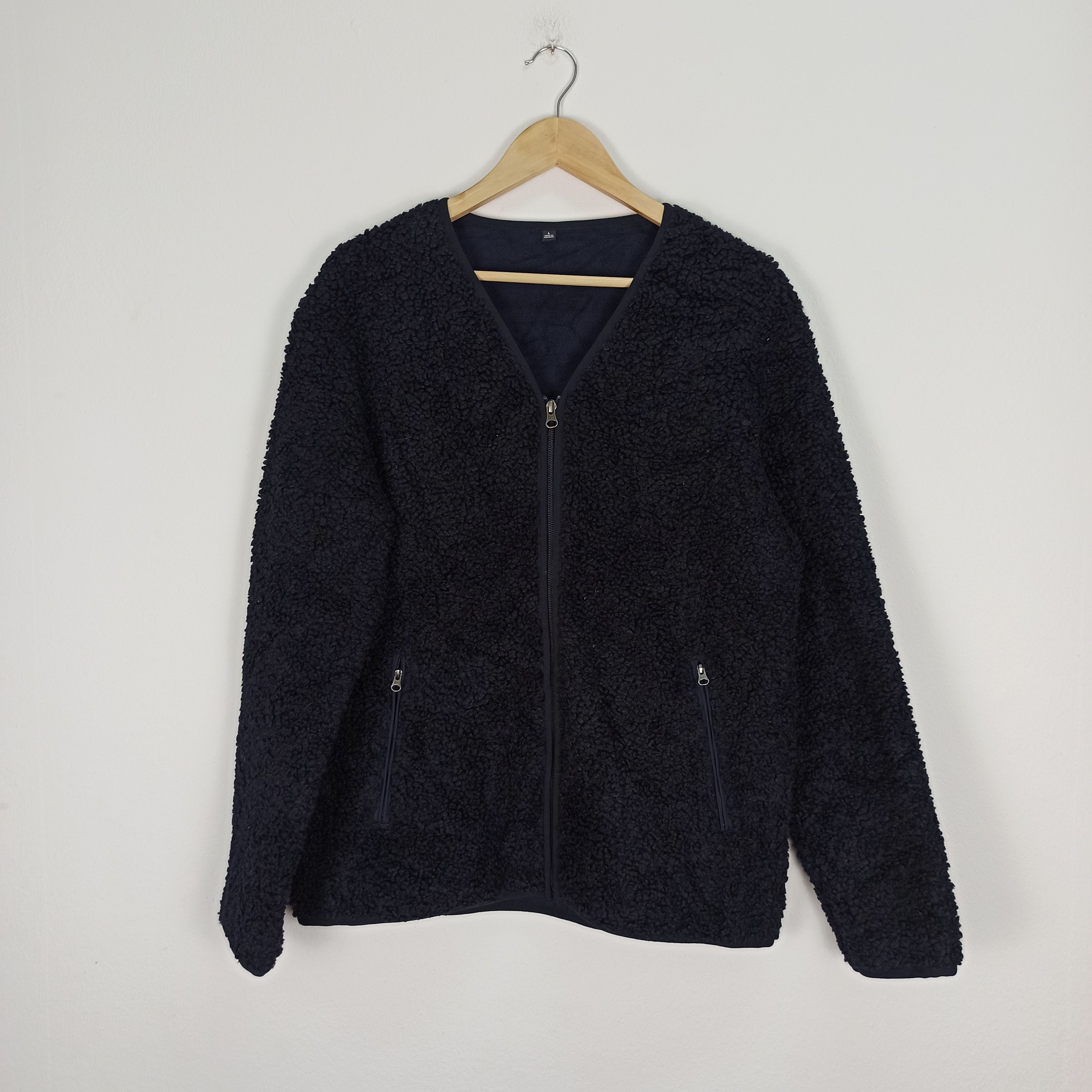 Japanese Brand 🔥Rare🔥 Cardigan Fleece Fully Zipper Uniqlo Size US L / EU 52-54 / 3 - 1 Thumbnail