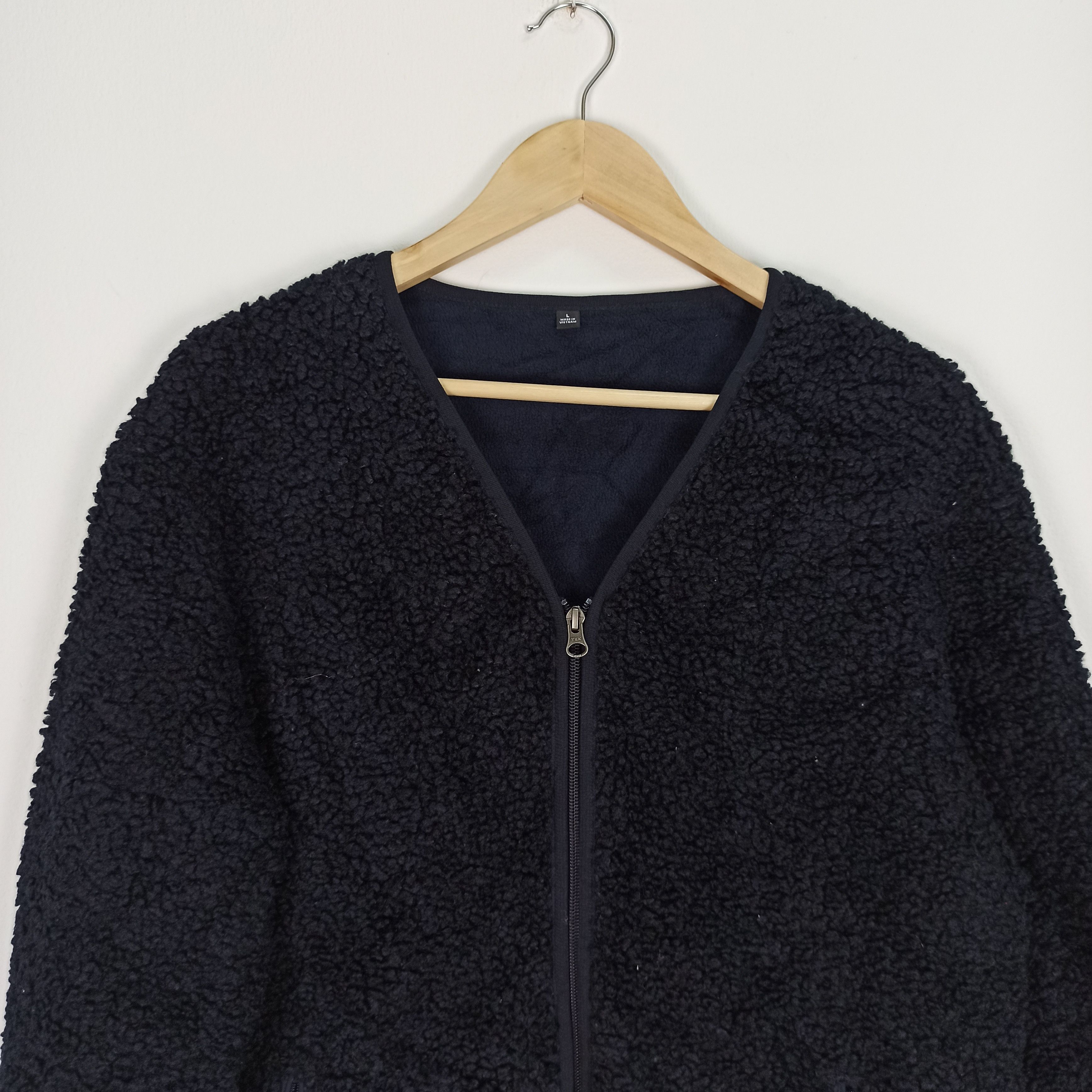 Japanese Brand 🔥Rare🔥 Cardigan Fleece Fully Zipper Uniqlo Size US L / EU 52-54 / 3 - 2 Thumbnail