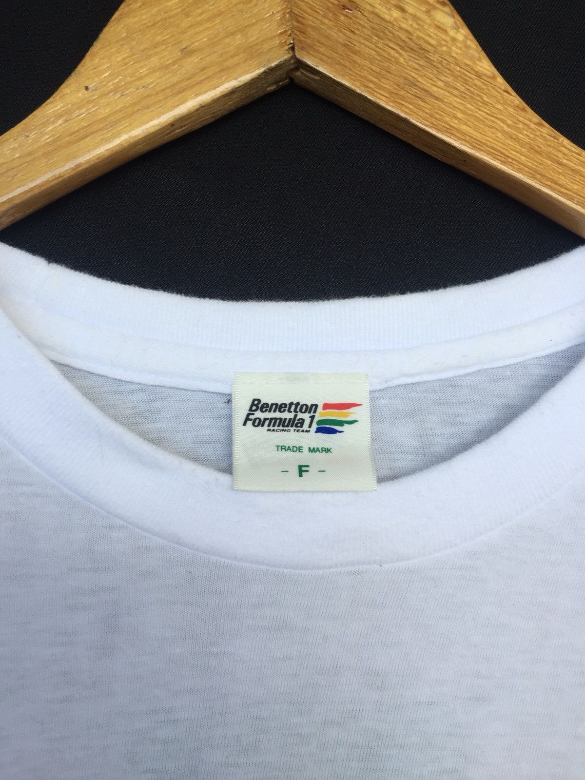 Benetton Vtg 90’s Team HRC Benetton Suzuka White Shirt Size US M / EU 48-50 / 2 - 6 Thumbnail