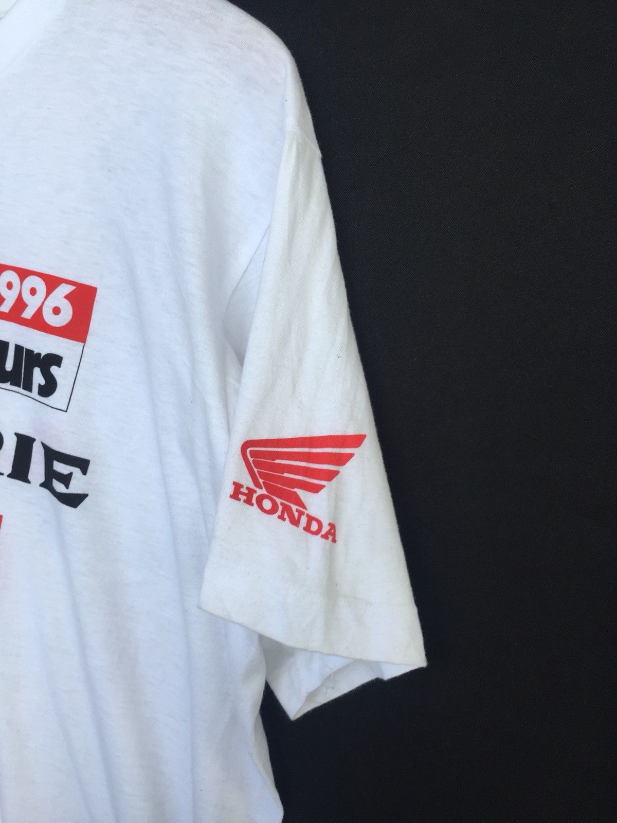 Benetton Vtg 90’s Team HRC Benetton Suzuka White Shirt Size US M / EU 48-50 / 2 - 3 Thumbnail