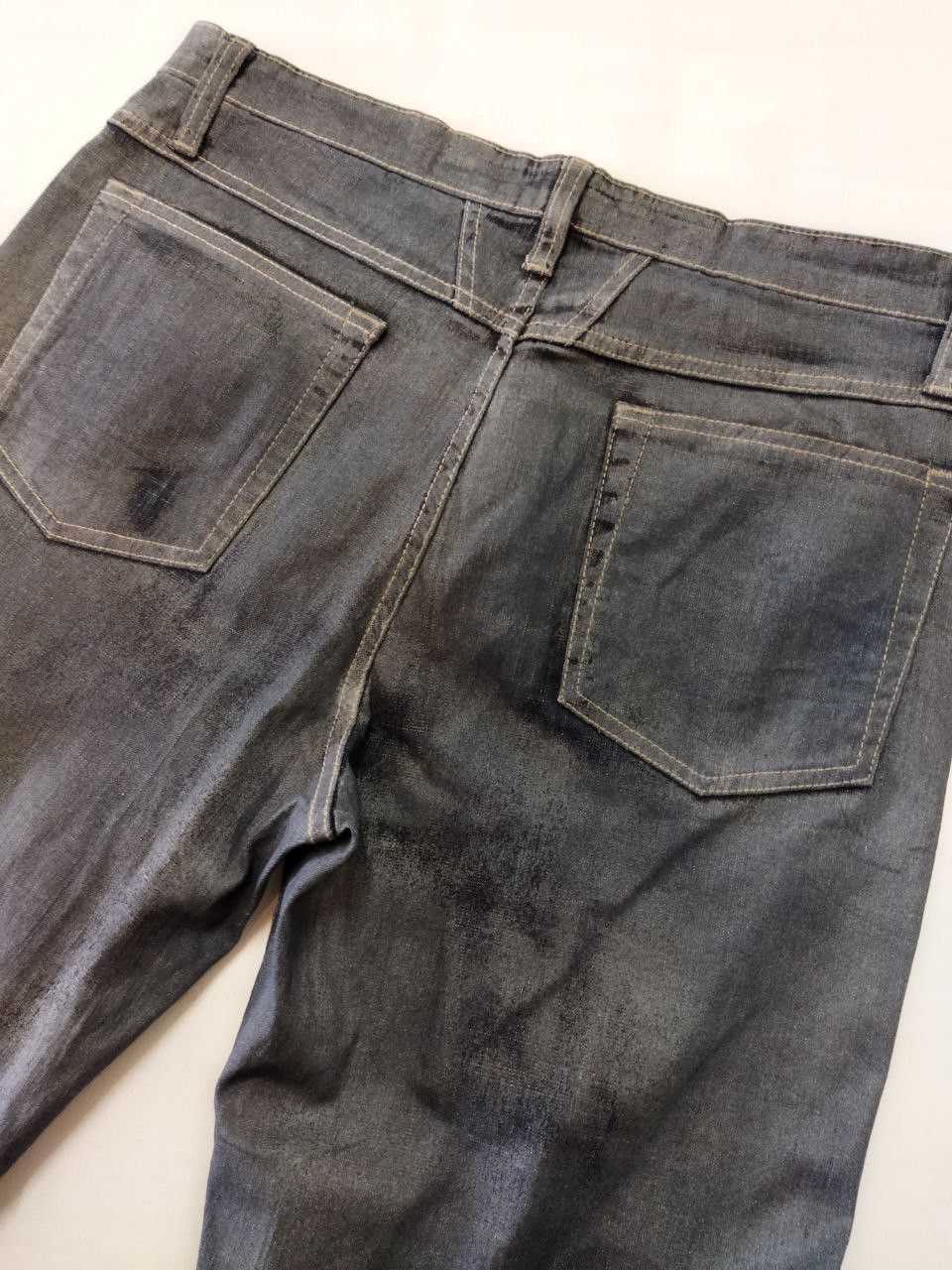 Marithe + Francois Girbaud Marithe Francois Girbaud Wax Jeans - Size L Size US 32 / EU 48 - 10 Thumbnail