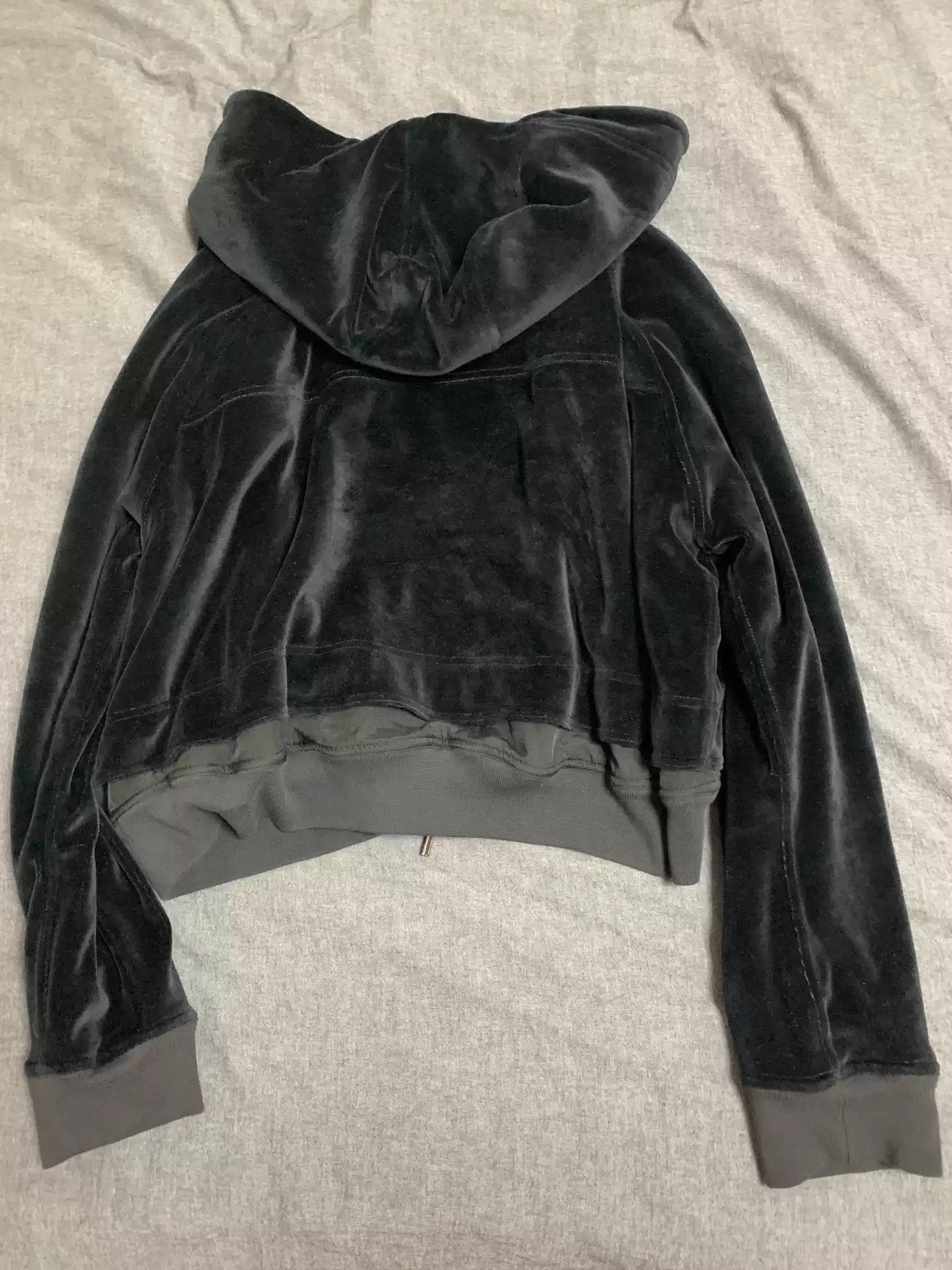 Haider Ackermann Haider Ackermann 15Aw Zip Velvet Hoodie Size 34 Size US S / EU 44-46 / 1 - 2 Thumbnail