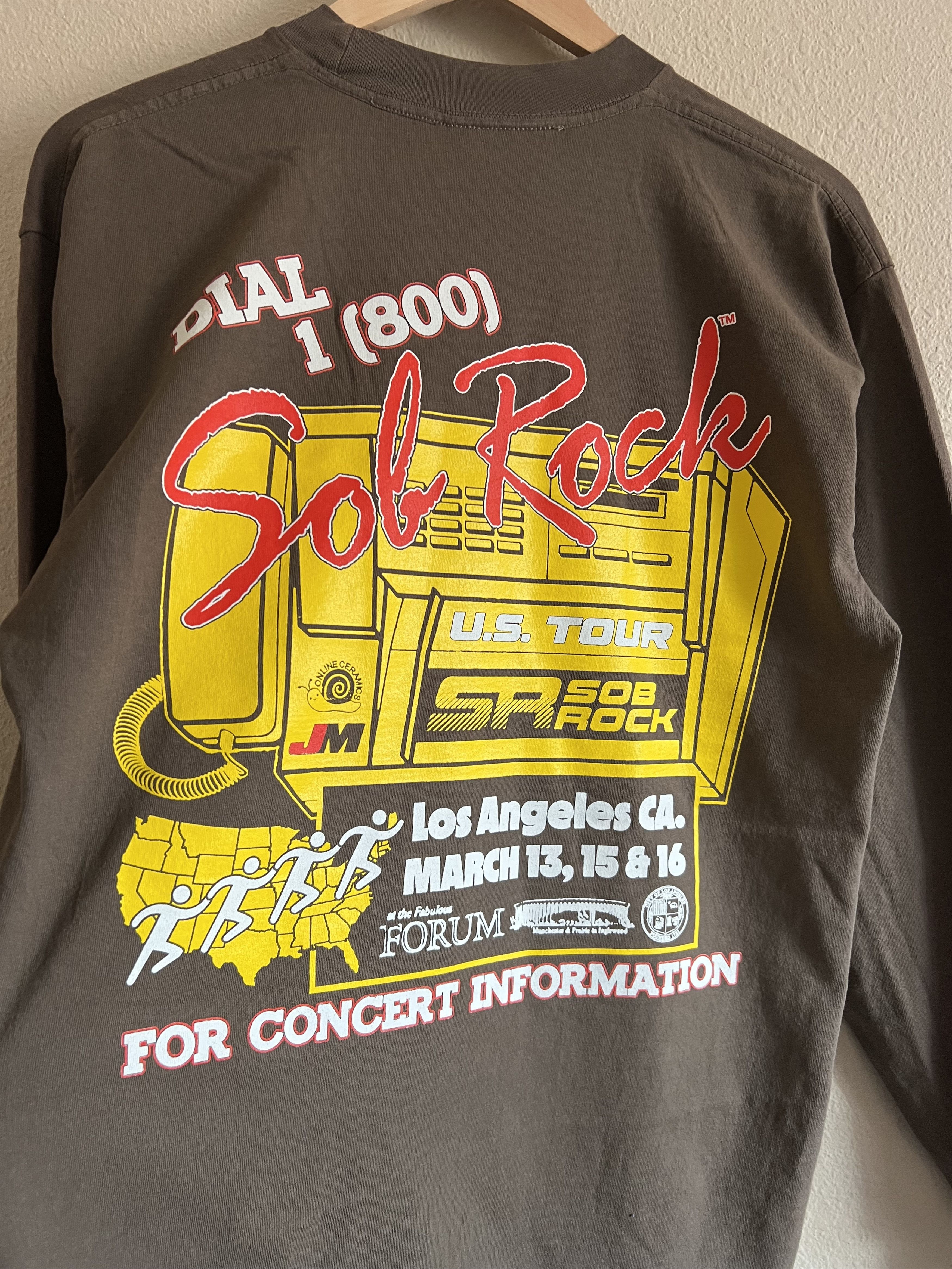 Band Tees × John Mayer × Online Ceramics Online Ceramics John Mayer Sob Rock L.A. Fax Long Sleeve Size US M / EU 48-50 / 2 - 4 Thumbnail