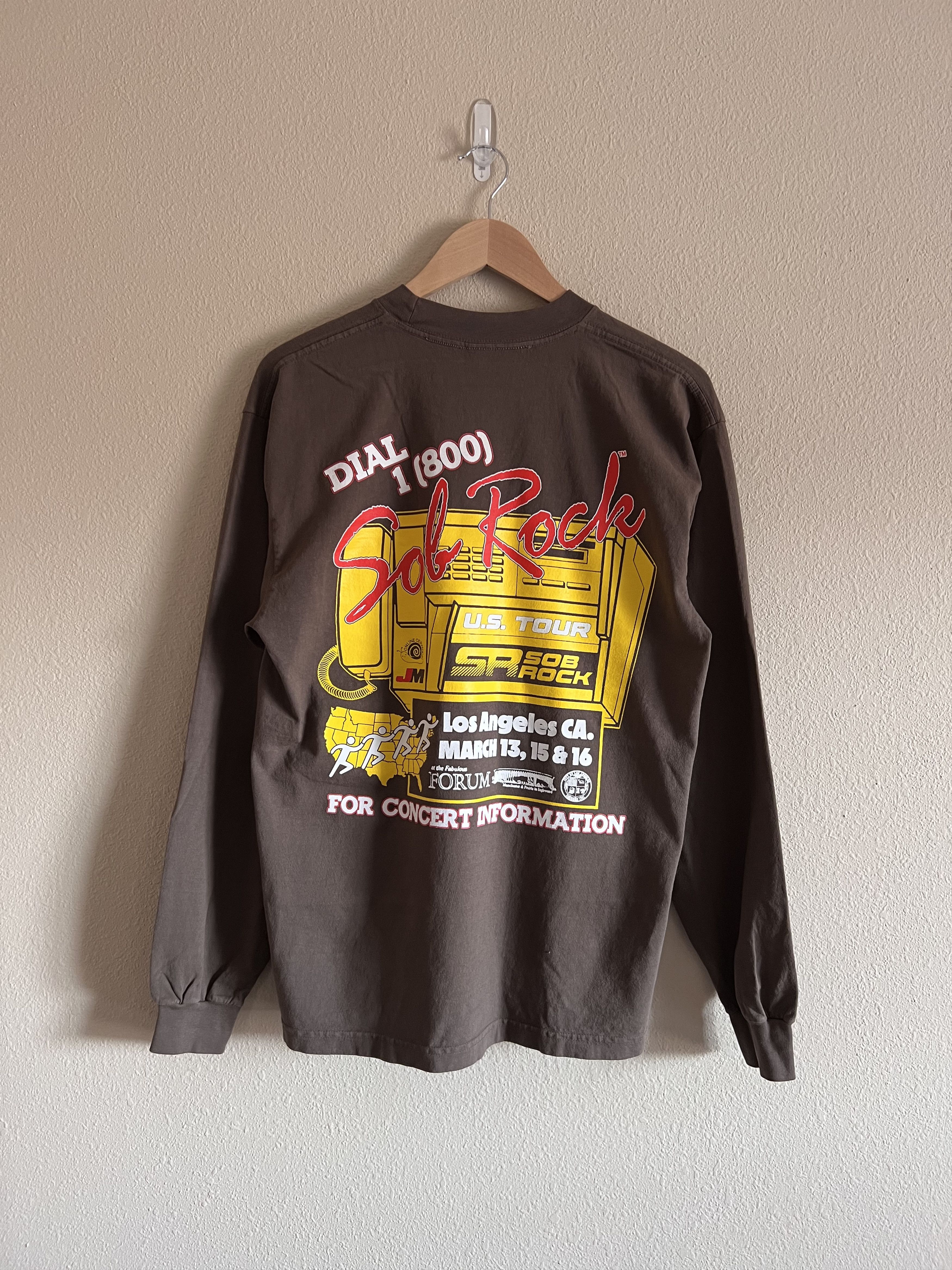 Band Tees × John Mayer × Online Ceramics Online Ceramics John Mayer Sob Rock L.A. Fax Long Sleeve Size US M / EU 48-50 / 2 - 3 Thumbnail