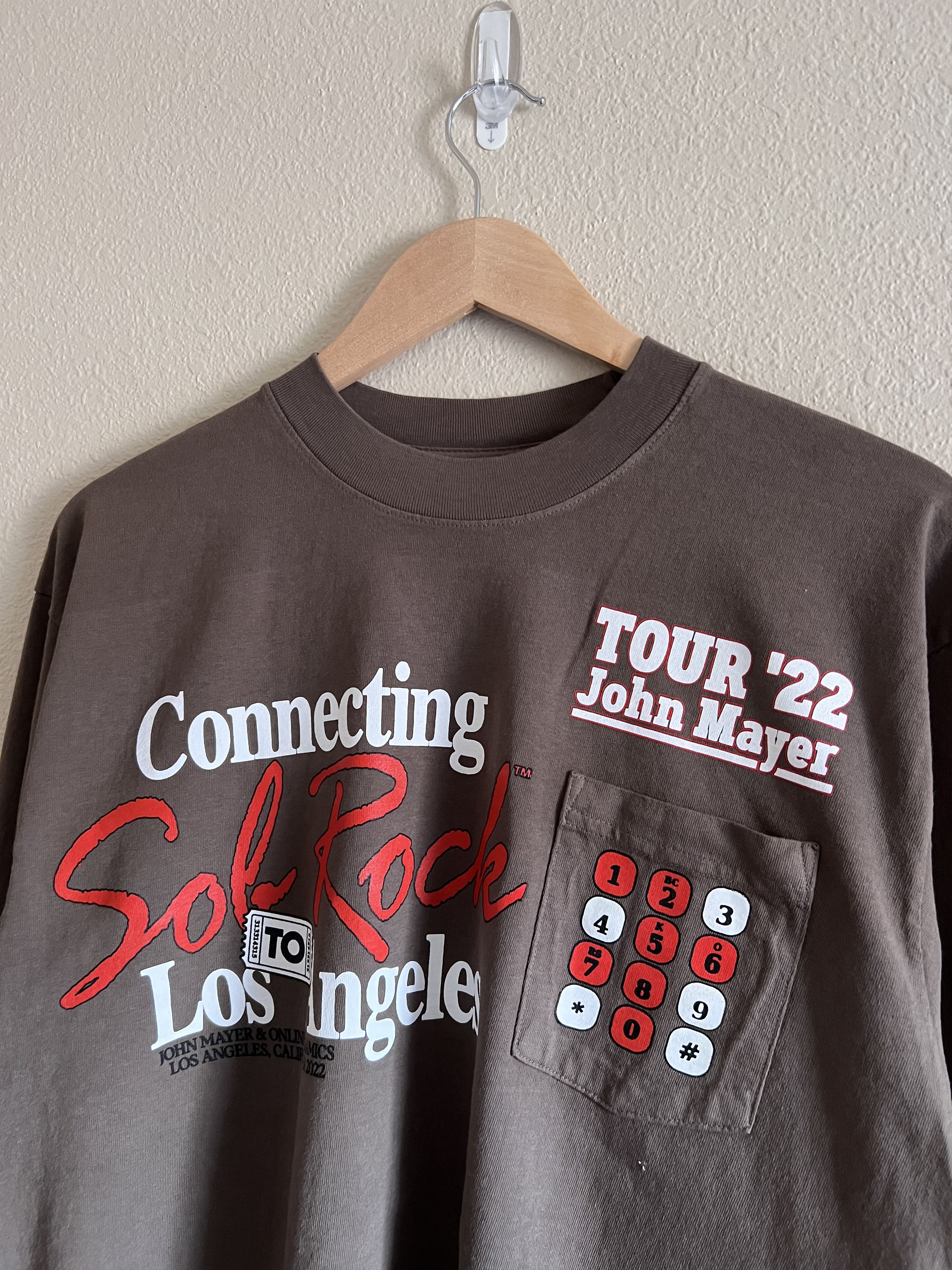 Band Tees × John Mayer × Online Ceramics Online Ceramics John Mayer Sob Rock L.A. Fax Long Sleeve Size US M / EU 48-50 / 2 - 2 Thumbnail