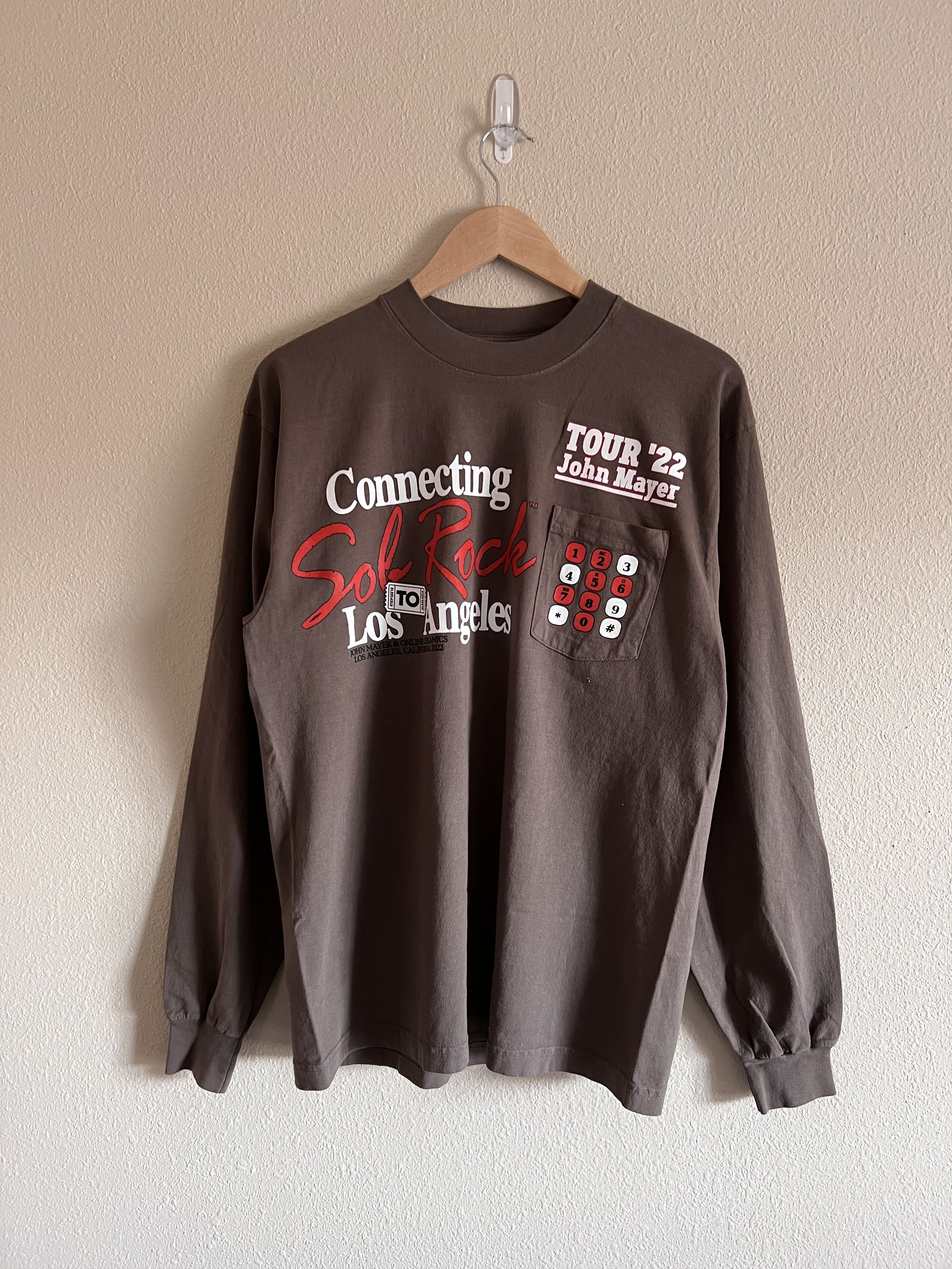 Band Tees × John Mayer × Online Ceramics Online Ceramics John Mayer Sob Rock L.A. Fax Long Sleeve Size US M / EU 48-50 / 2 - 1 Thumbnail