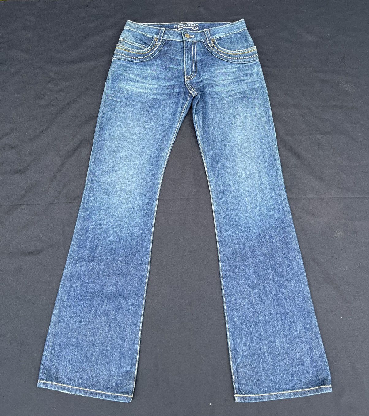 image of Robins Jeans x Vintage Robin’S Jean Usa Studded Denim Navajo Flare Jeans, Men's (Size 30)