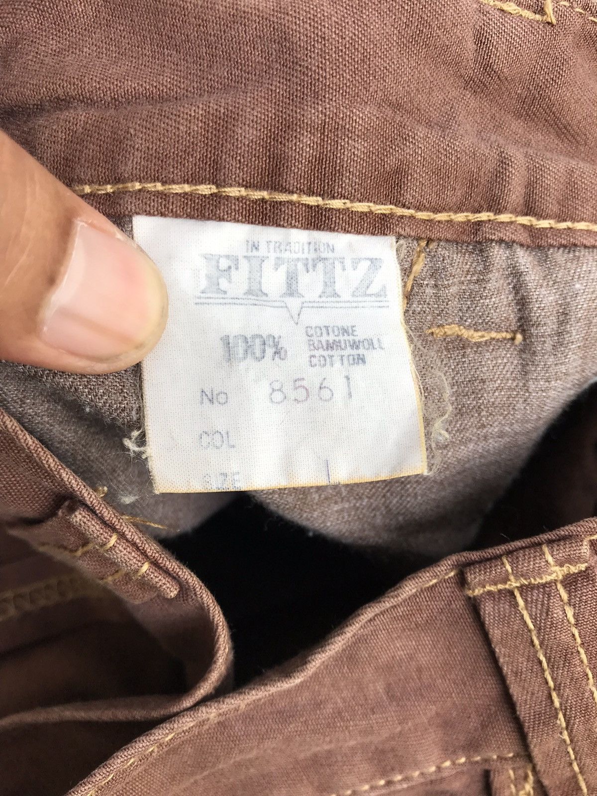 Japanese Brand JAPAN BRAND IN TRADITION FITTZ BAGGY DESIGN CARGO PANTS Size US 31 - 5 Thumbnail
