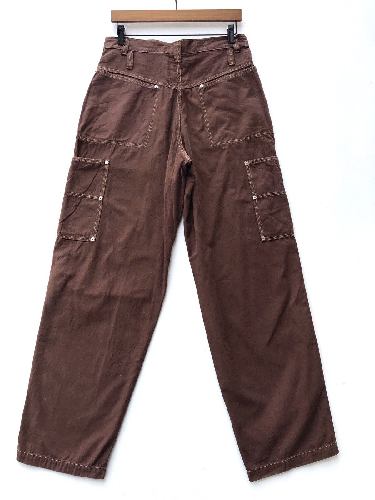 Japanese Brand JAPAN BRAND IN TRADITION FITTZ BAGGY DESIGN CARGO PANTS Size US 31 - 2 Thumbnail