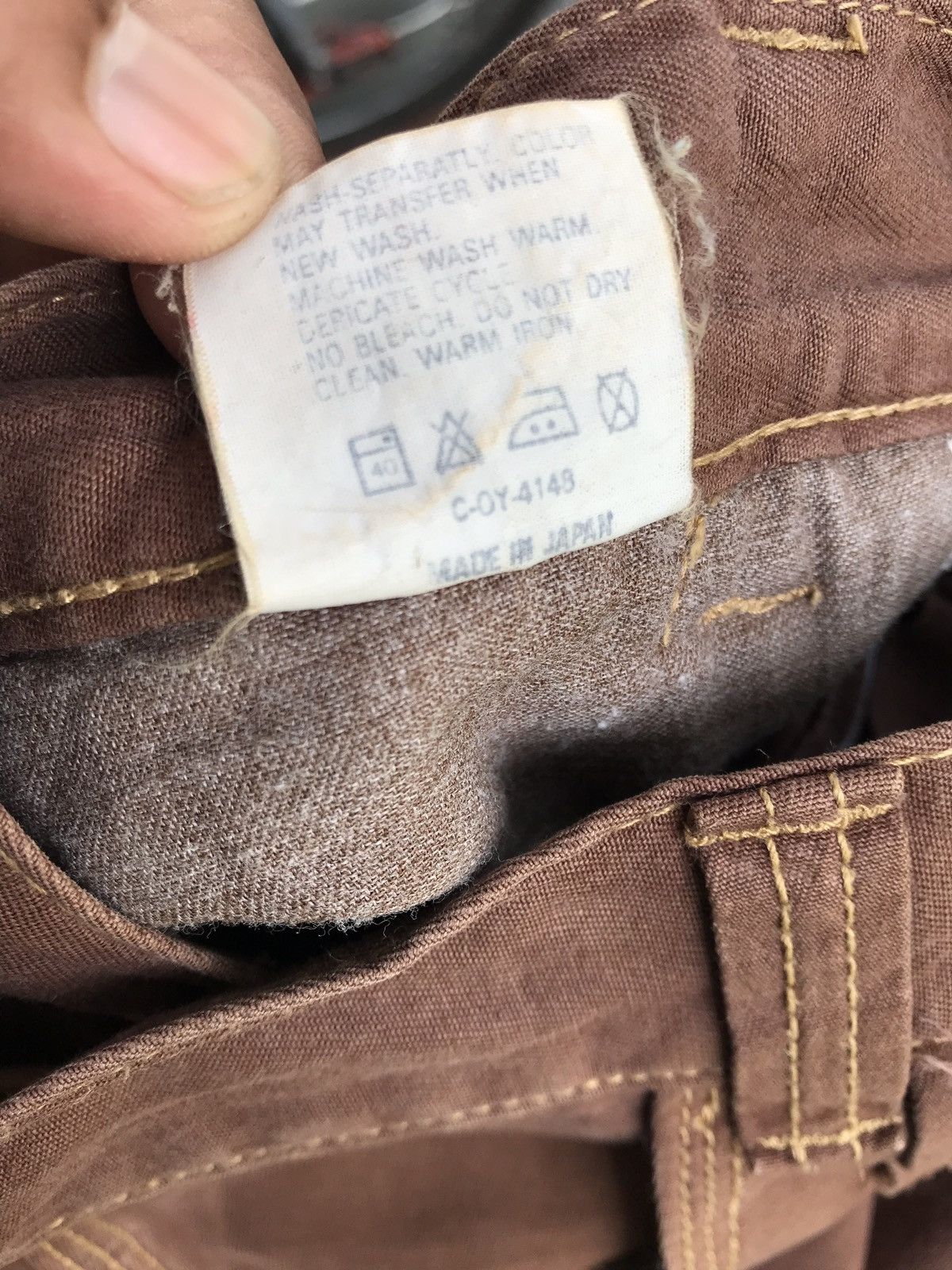 Japanese Brand JAPAN BRAND IN TRADITION FITTZ BAGGY DESIGN CARGO PANTS Size US 31 - 6 Thumbnail