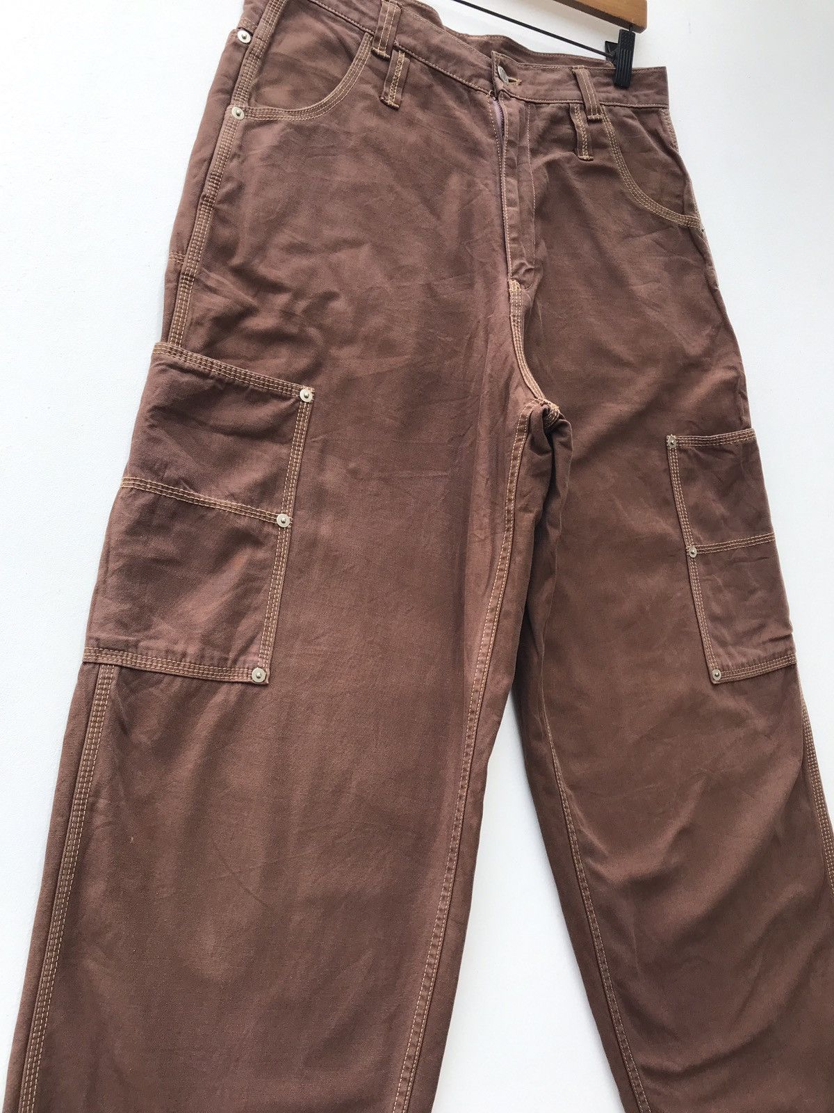 Japanese Brand JAPAN BRAND IN TRADITION FITTZ BAGGY DESIGN CARGO PANTS Size US 31 - 3 Thumbnail