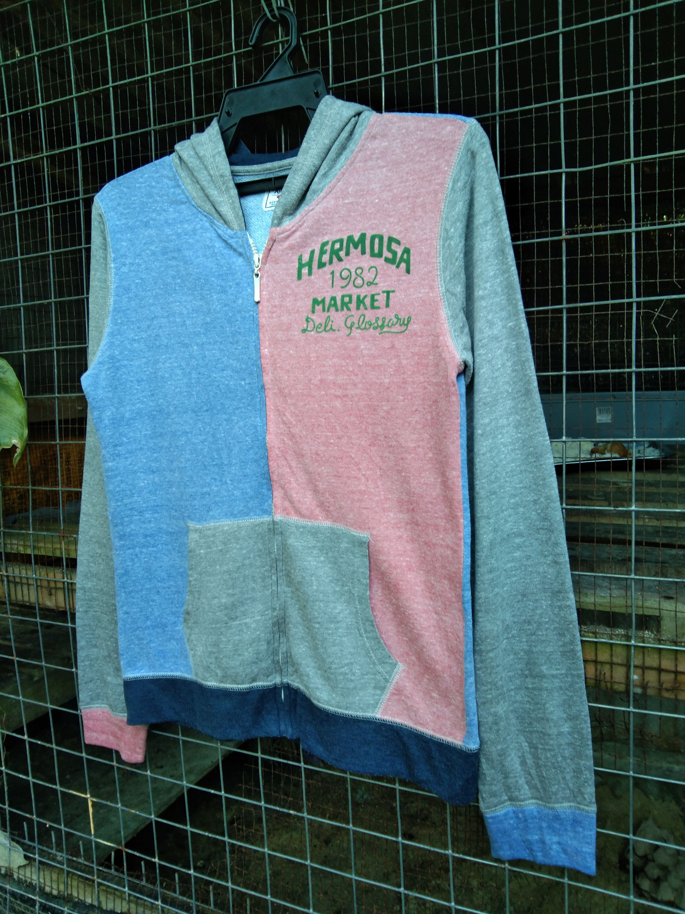 Japanese Brand × Vintage VINTAGE COLOURBLOCK LIGHTLAYERS ZIPPER HOODIE Size XS / US 0-2 / IT 36-38 - 2 Thumbnail