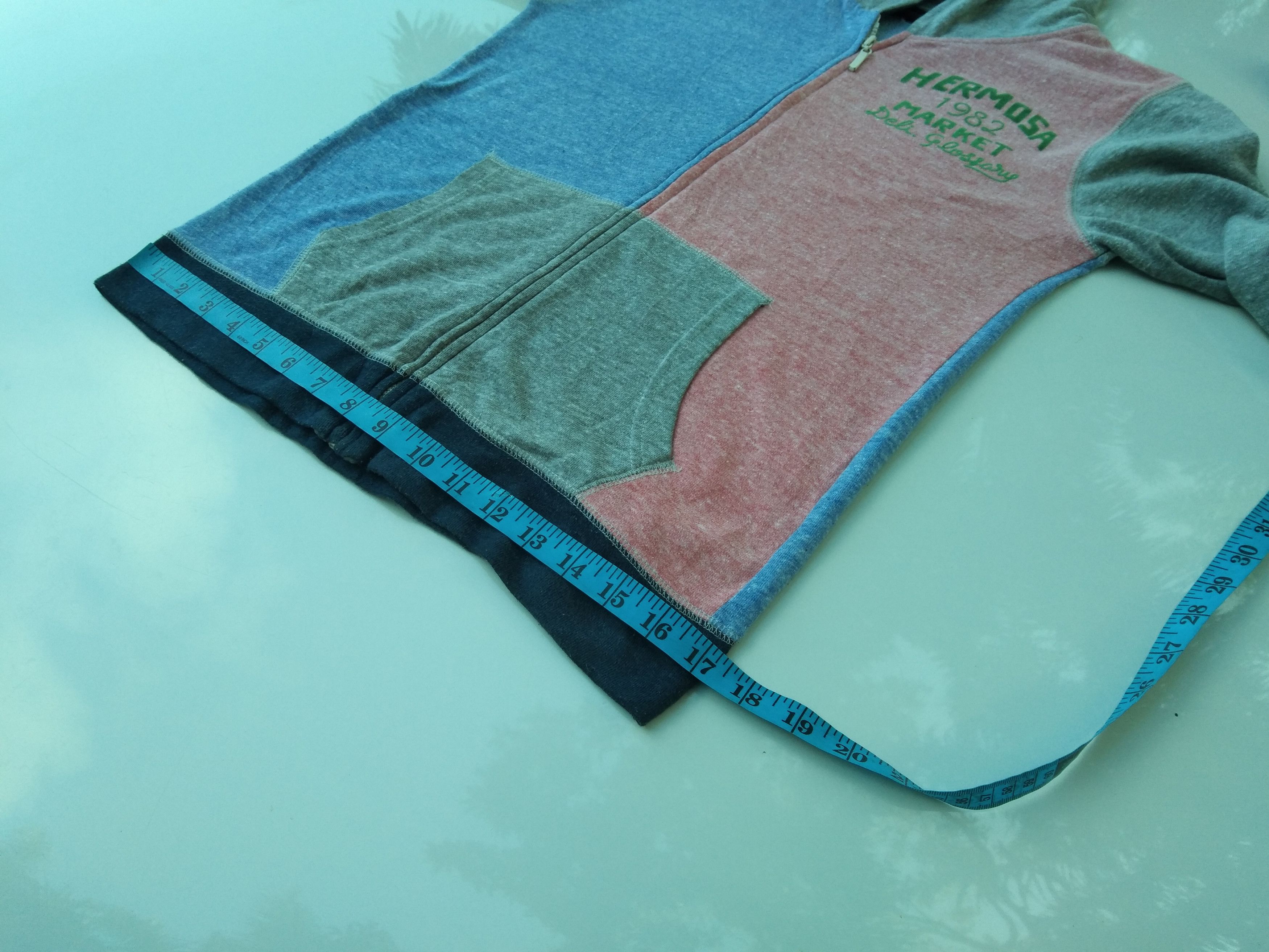 Japanese Brand × Vintage VINTAGE COLOURBLOCK LIGHTLAYERS ZIPPER HOODIE Size XS / US 0-2 / IT 36-38 - 10 Thumbnail