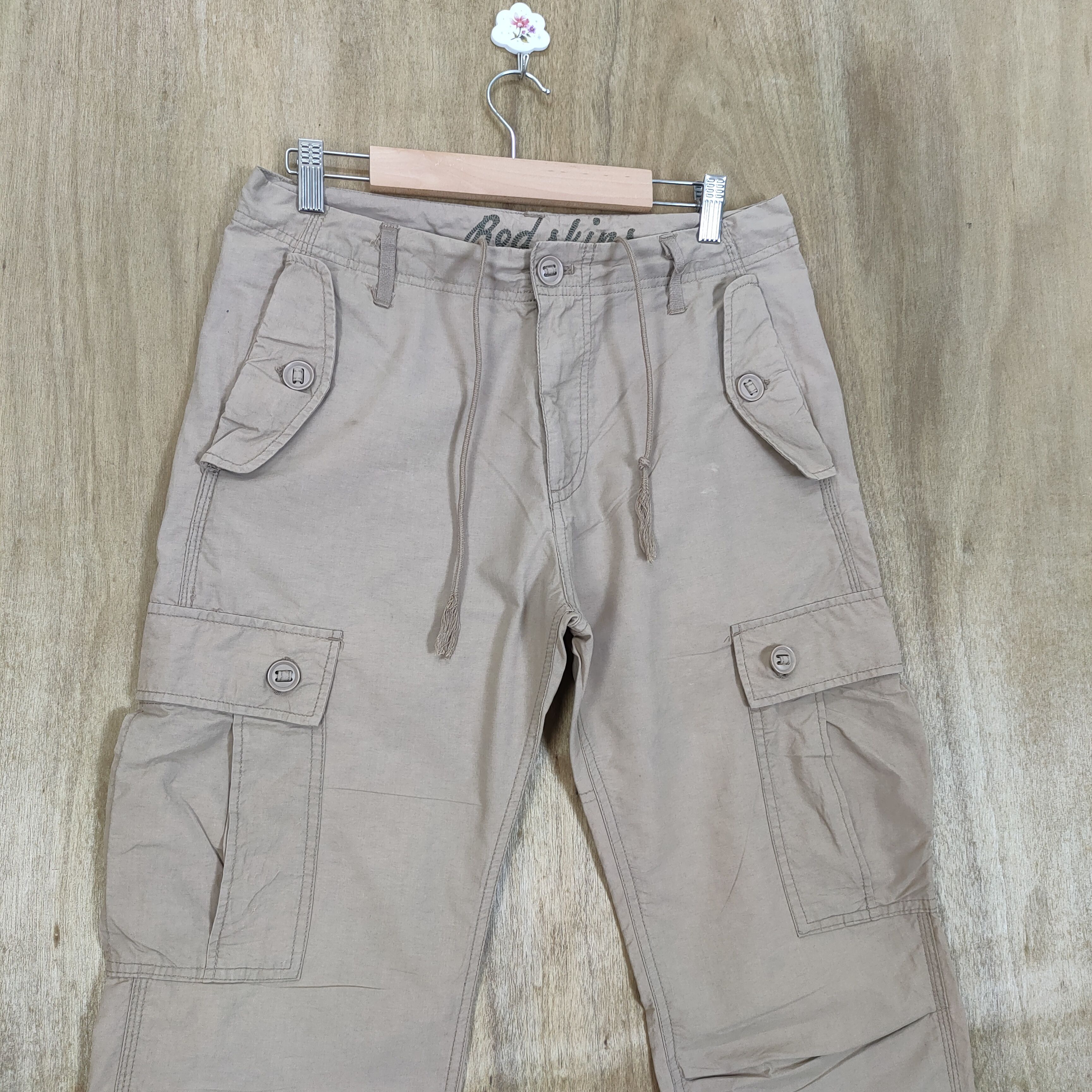 Japanese Brand Red skin cargo pants Size US 30 / EU 46 - 2 Thumbnail