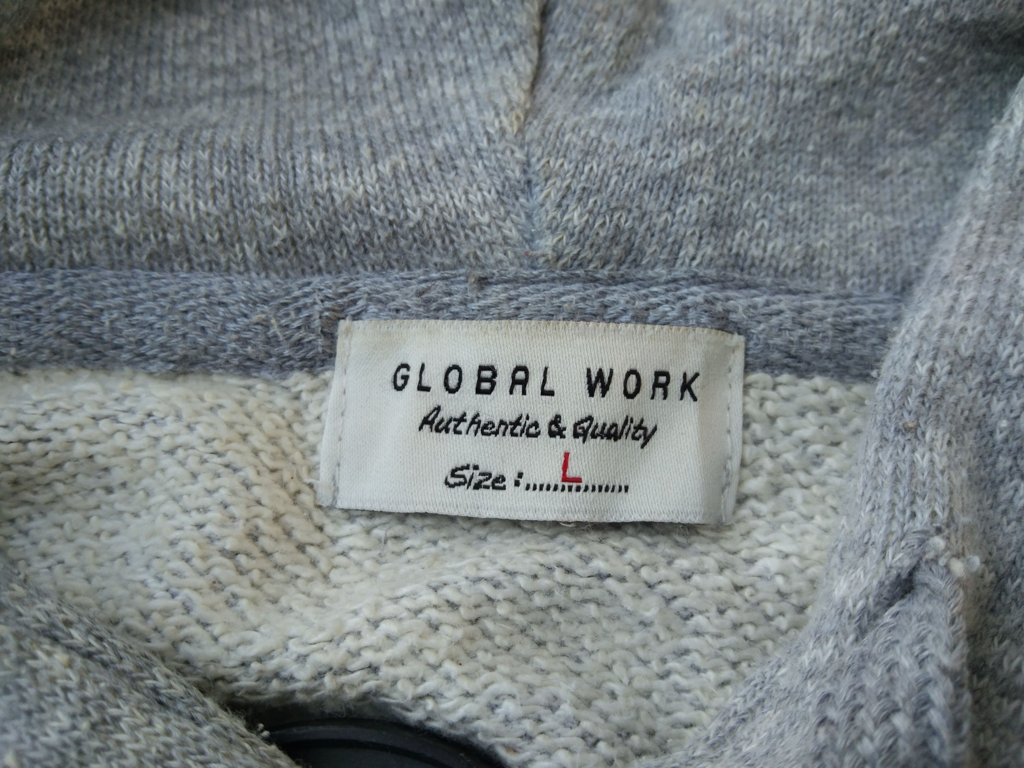 Global Work × Vintage NYC EMBROIDERY LIGHTLAYER SWEATSHIRT HOODIE Size US M / EU 48-50 / 2 - 10 Thumbnail