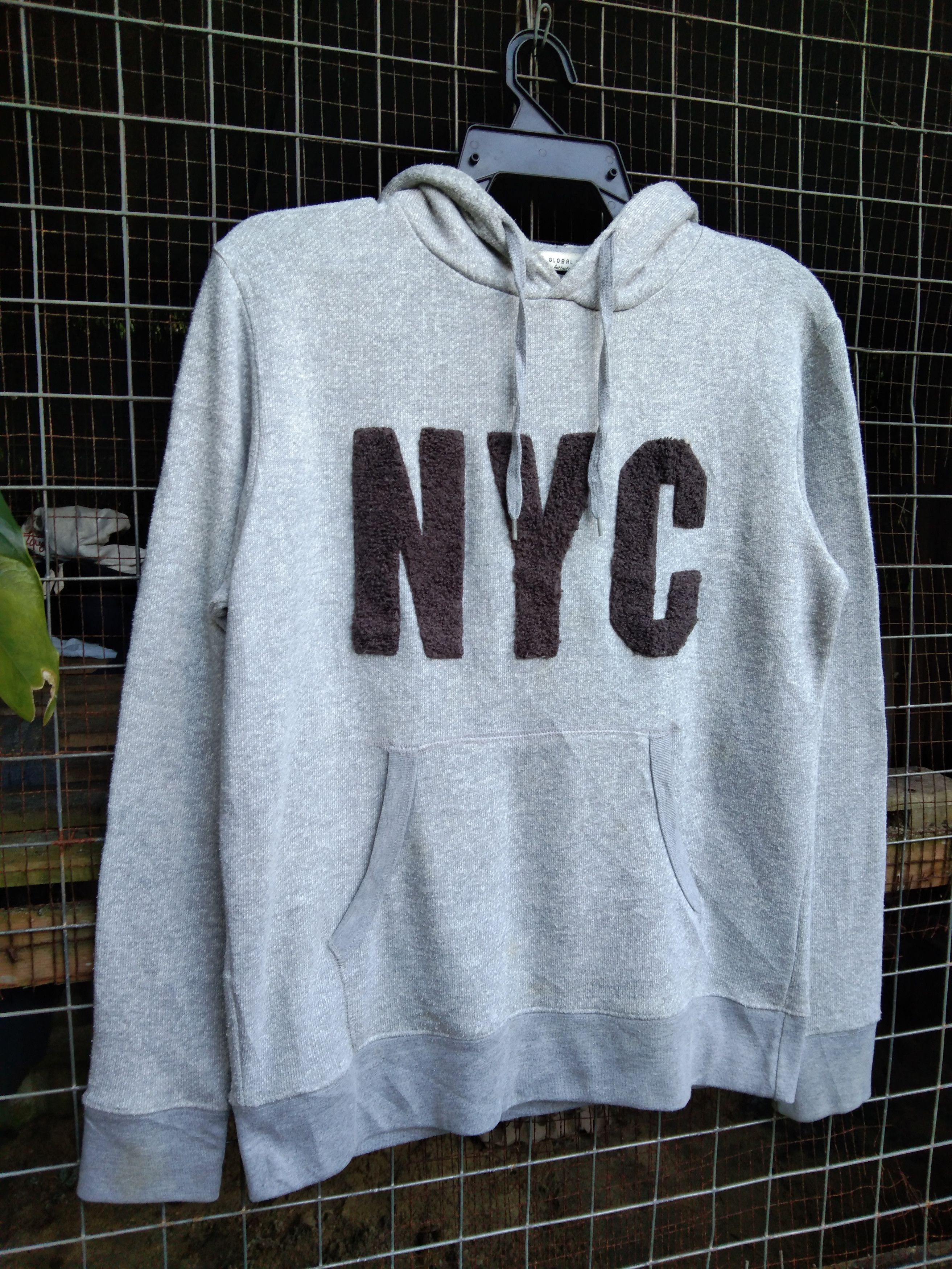 Global Work × Vintage NYC EMBROIDERY LIGHTLAYER SWEATSHIRT HOODIE Size US M / EU 48-50 / 2 - 3 Thumbnail