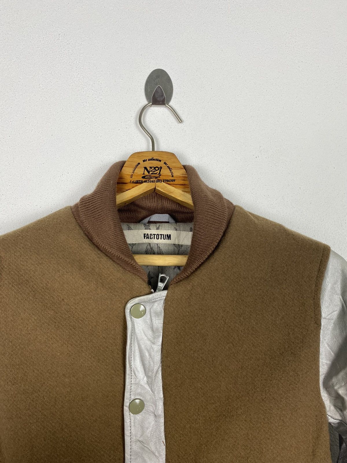 FACTOTUM × Japanese Brand VARSITY JACKET LEATHER SLEEVE BY FACTOTUM Size US M / EU 48-50 / 2 - 3 Thumbnail