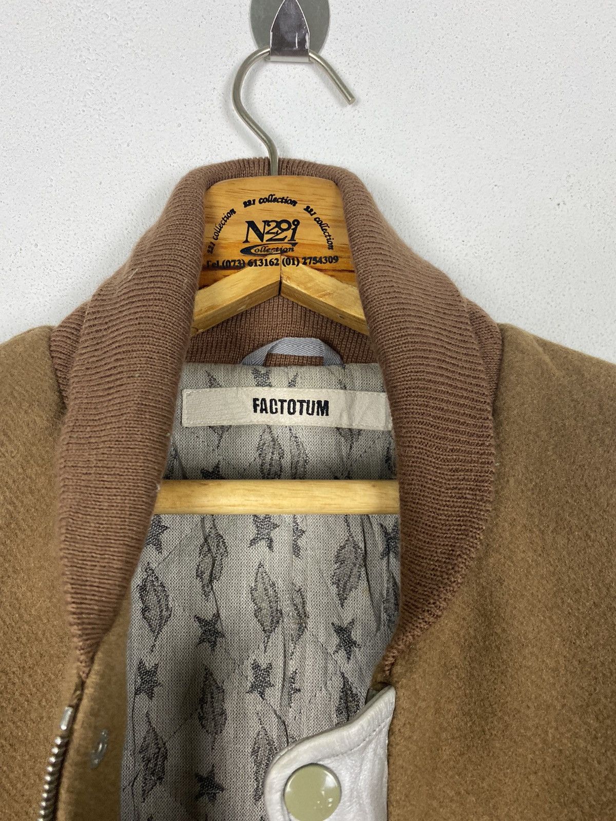 FACTOTUM × Japanese Brand VARSITY JACKET LEATHER SLEEVE BY FACTOTUM Size US M / EU 48-50 / 2 - 10 Thumbnail
