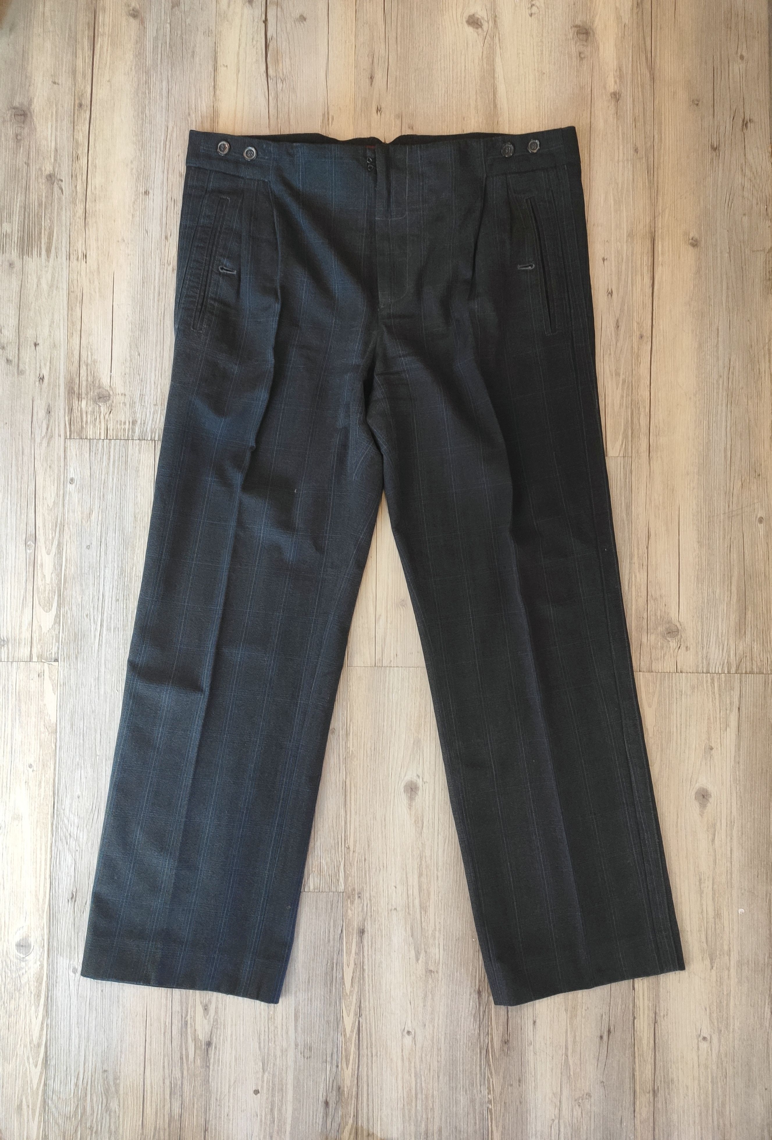 Antonio Marras RUNWAY! Wide trousers.Like Layer-0 or Archivio J.M.Ribot Size US 34 / EU 50 - 2 Thumbnail
