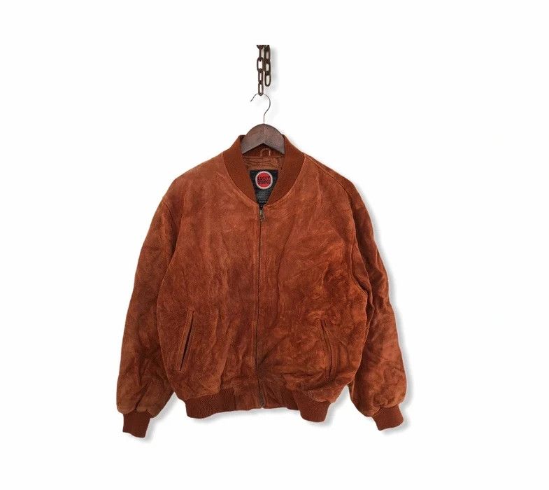 Vintage Vintage Lucky Strike Spell Out Leather Jacket Size US L / EU 52-54 / 3 - 3 Thumbnail