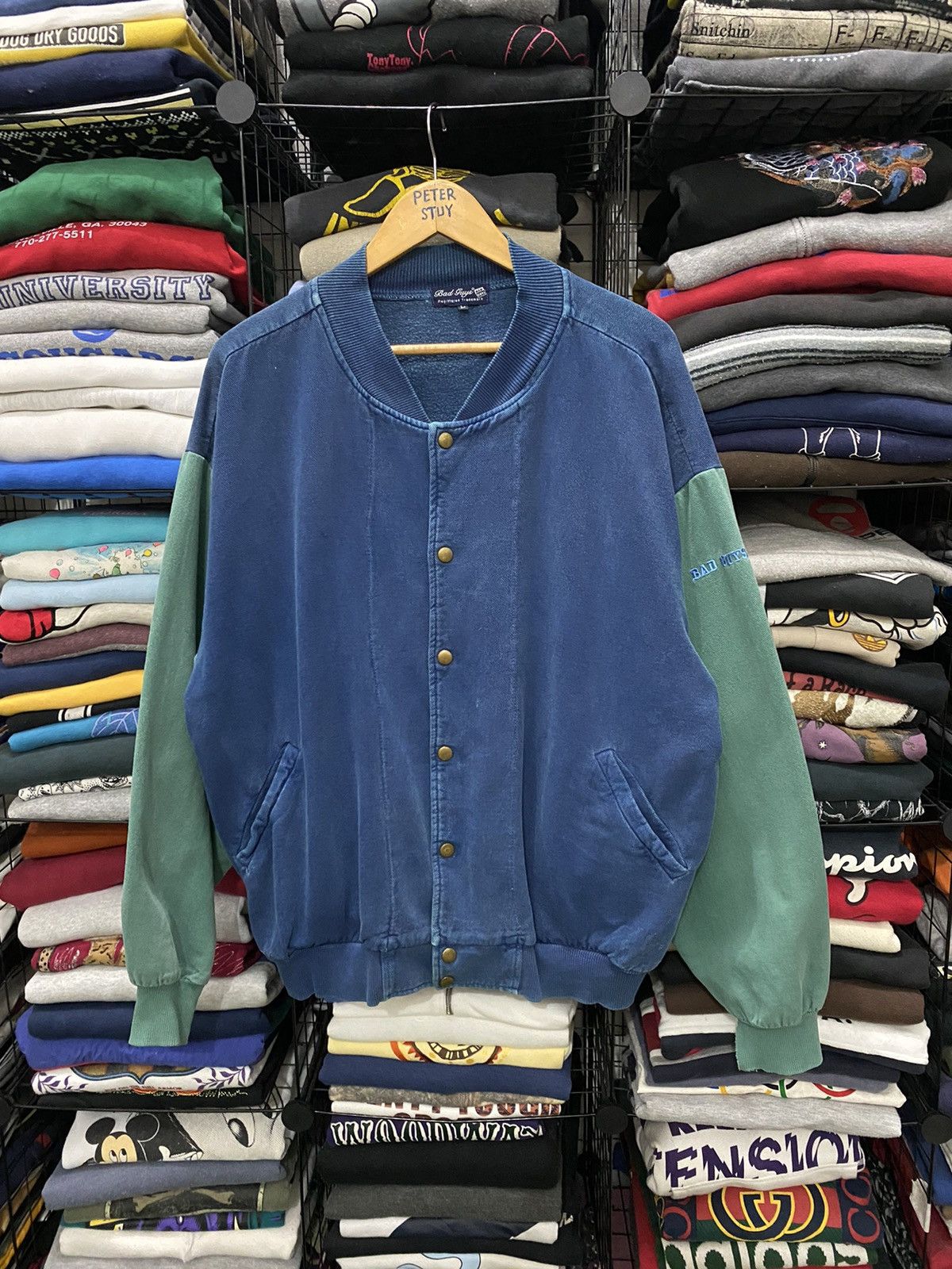 VINTAGE BAD GUYS UNIVERSITY JACKET