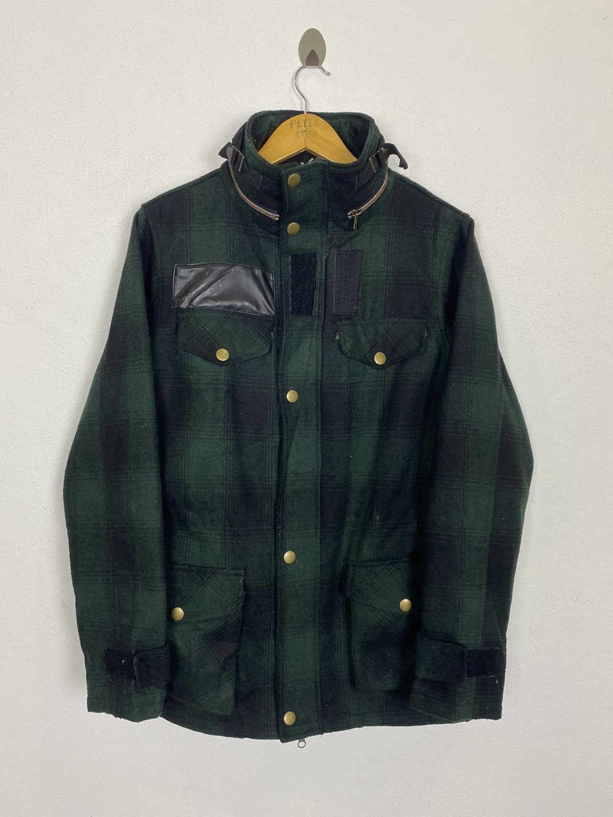 Flannel × Japanese Brand MELITION MEN’S FLANNEL JACKET NICE DESIGN Size US L / EU 52-54 / 3 - 2 Thumbnail