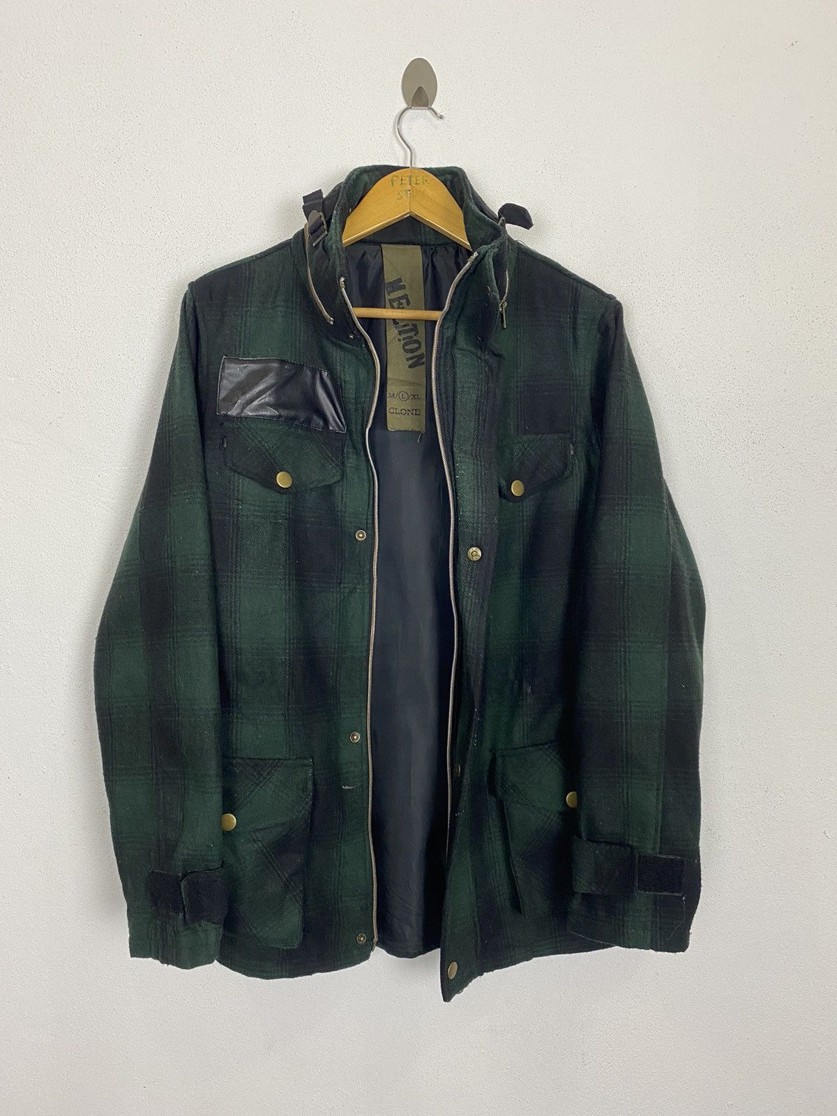 Flannel × Japanese Brand MELITION MEN’S FLANNEL JACKET NICE DESIGN Size US L / EU 52-54 / 3 - 4 Thumbnail