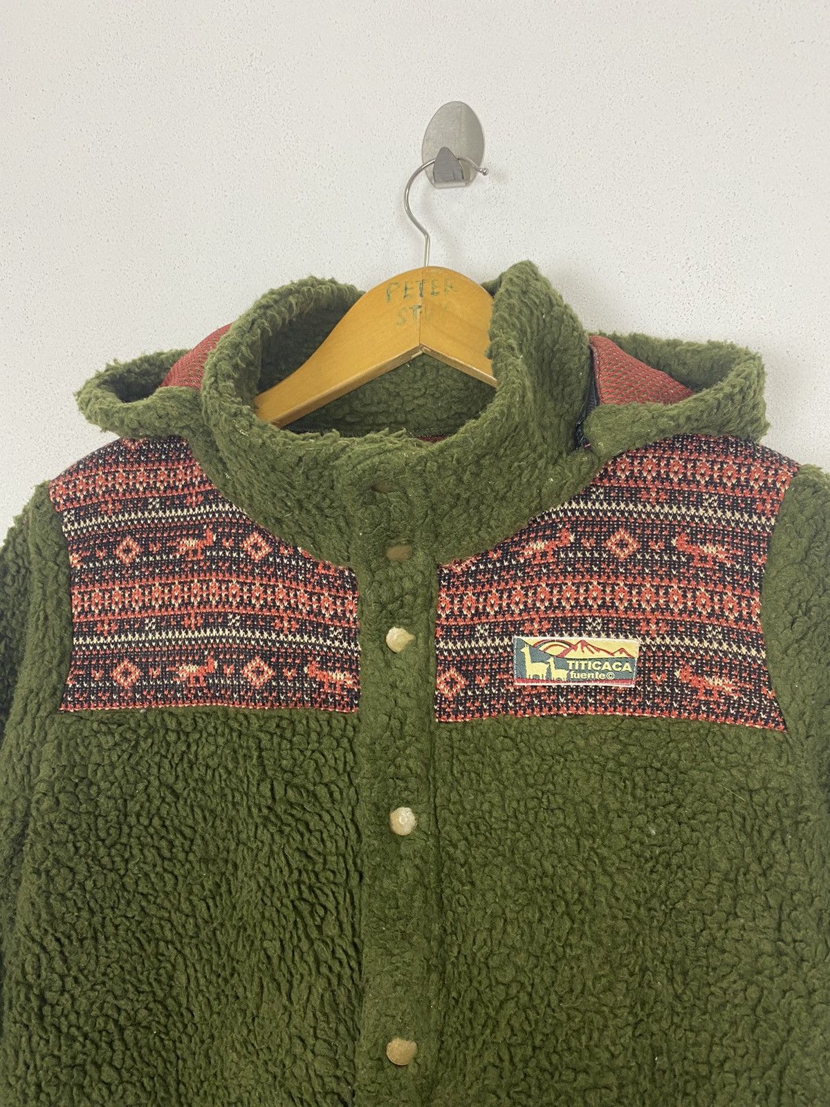 Japanese Brand TITICACA FLUENTE FLEECE HODDIES NICE DESIGN Size US M / EU 48-50 / 2 - 7 Thumbnail