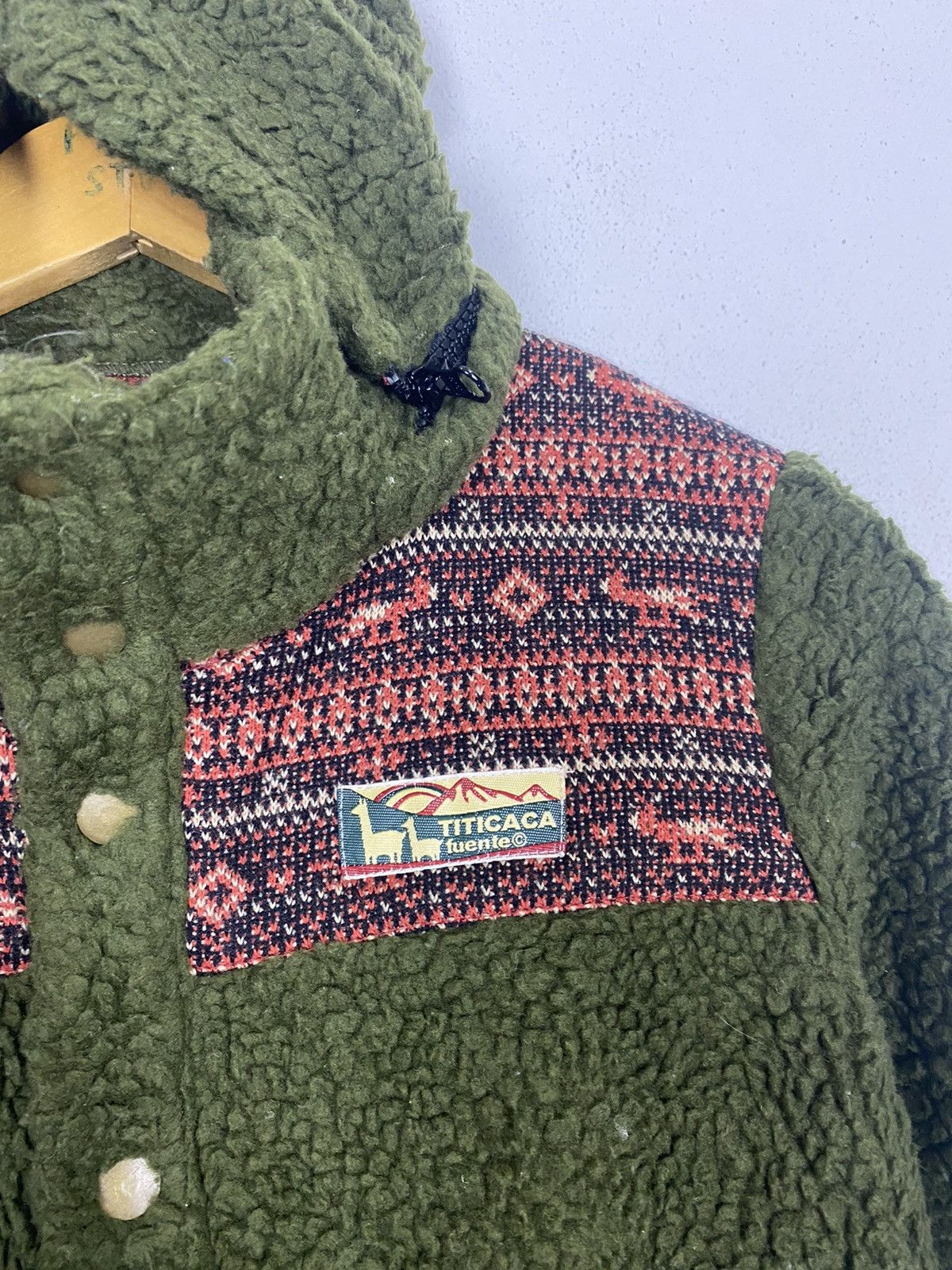 Japanese Brand TITICACA FLUENTE FLEECE HODDIES NICE DESIGN Size US M / EU 48-50 / 2 - 9 Thumbnail