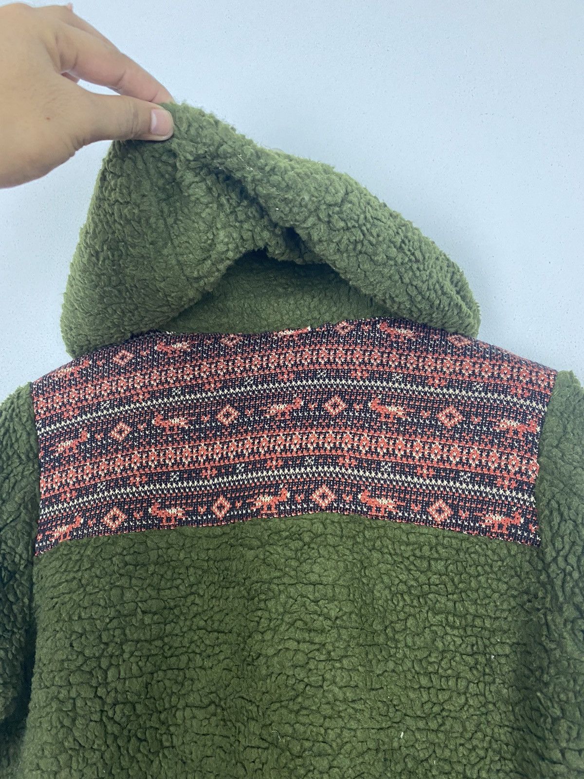 Japanese Brand TITICACA FLUENTE FLEECE HODDIES NICE DESIGN Size US M / EU 48-50 / 2 - 8 Thumbnail