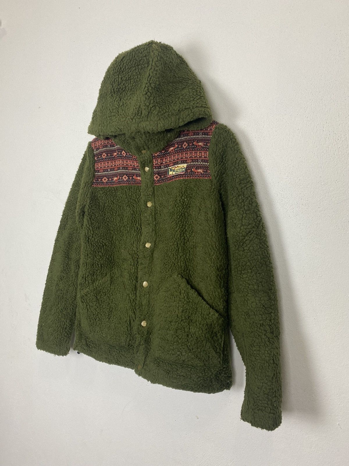 Japanese Brand TITICACA FLUENTE FLEECE HODDIES NICE DESIGN Size US M / EU 48-50 / 2 - 2 Thumbnail