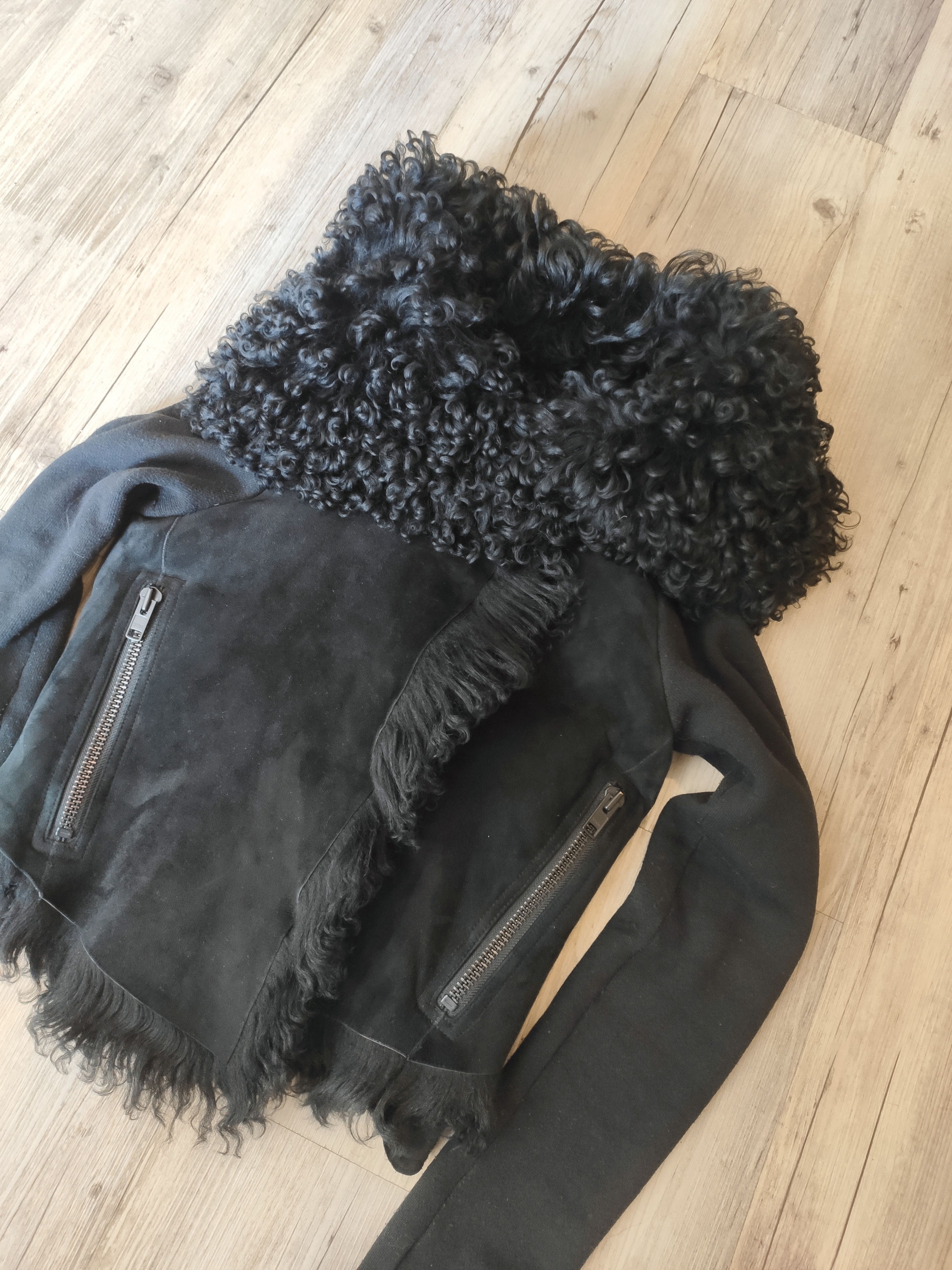 Le Grande Bleu (L.G.B.) Lama coat.Like Rick Owens or Yohji Yamamoto Size S / US 4 / IT 40 - 2 Thumbnail