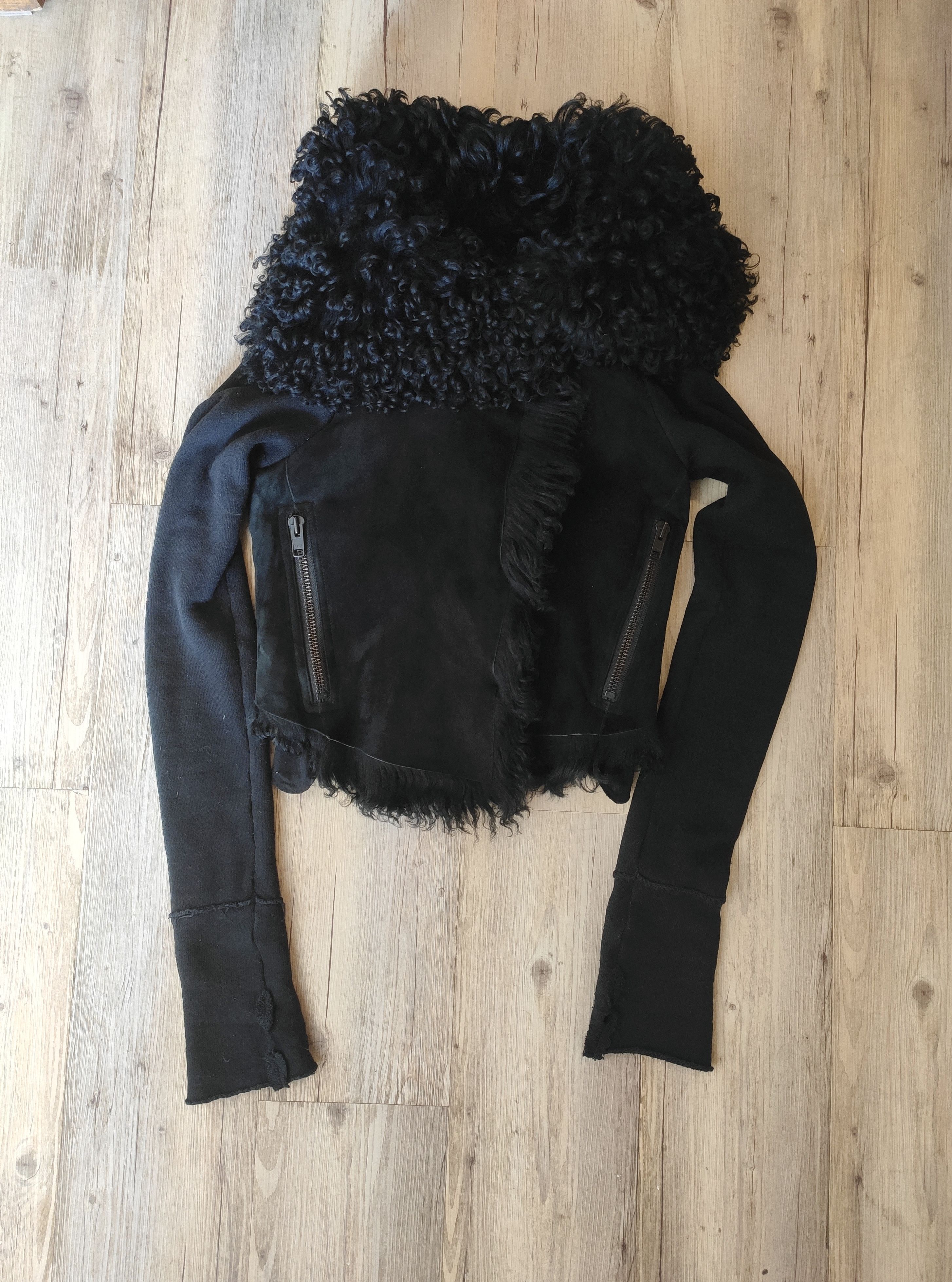 Le Grande Bleu (L.G.B.) Lama coat.Like Rick Owens or Yohji Yamamoto Size S / US 4 / IT 40 - 6 Thumbnail