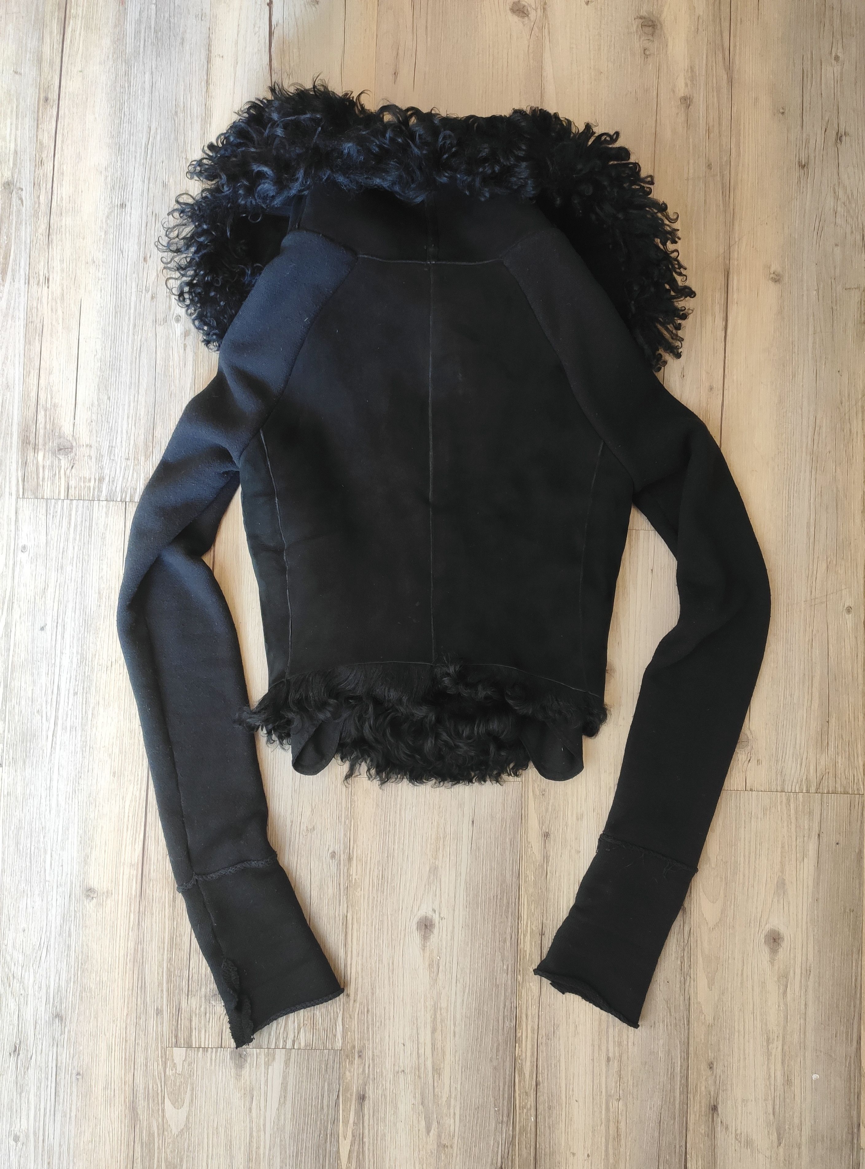 Le Grande Bleu (L.G.B.) Lama coat.Like Rick Owens or Yohji Yamamoto Size S / US 4 / IT 40 - 3 Thumbnail