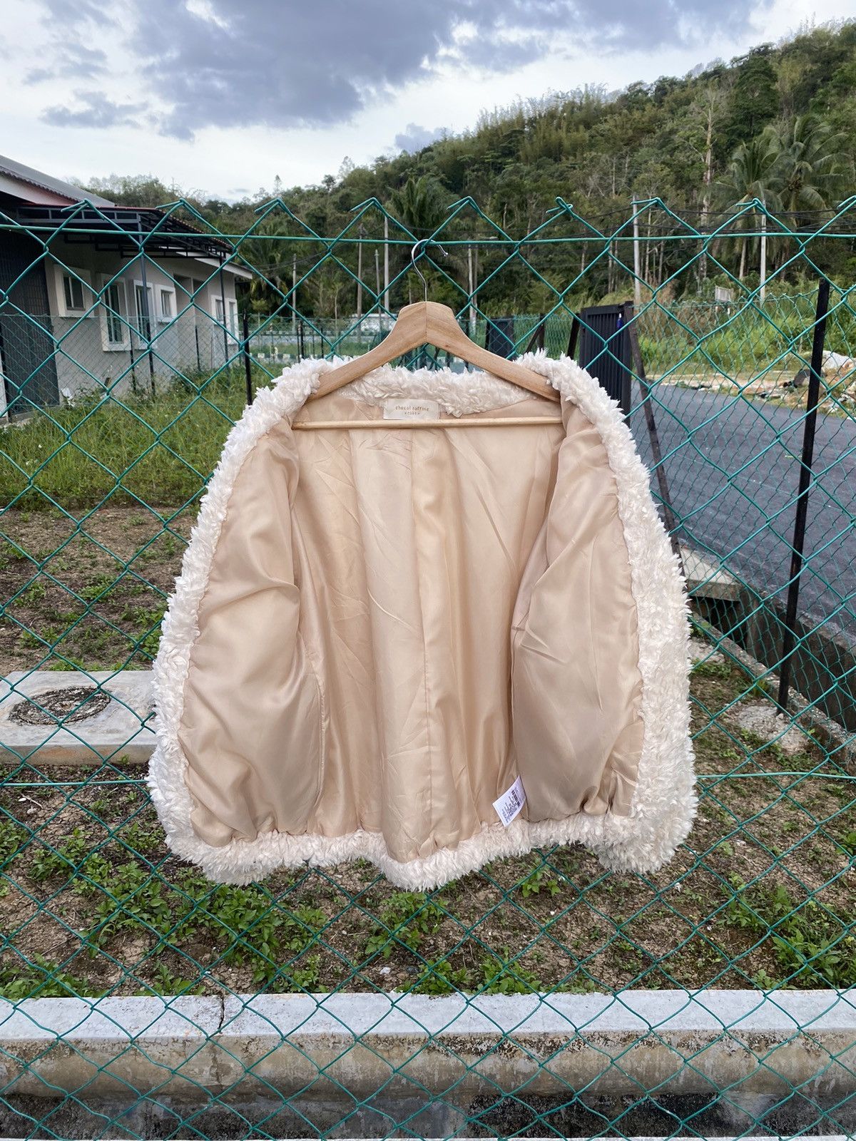 Japanese Brand ⚡️Steals⚡️Chocol Raffine Faux Fur Coat Cardigan Size L / US 10 / IT 46 - 6 Thumbnail