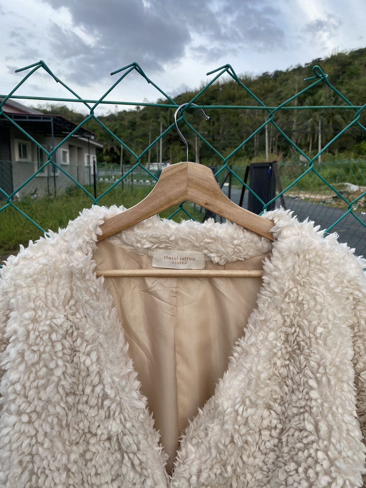 Japanese Brand ⚡️Steals⚡️Chocol Raffine Faux Fur Coat Cardigan Size L / US 10 / IT 46 - 3 Thumbnail