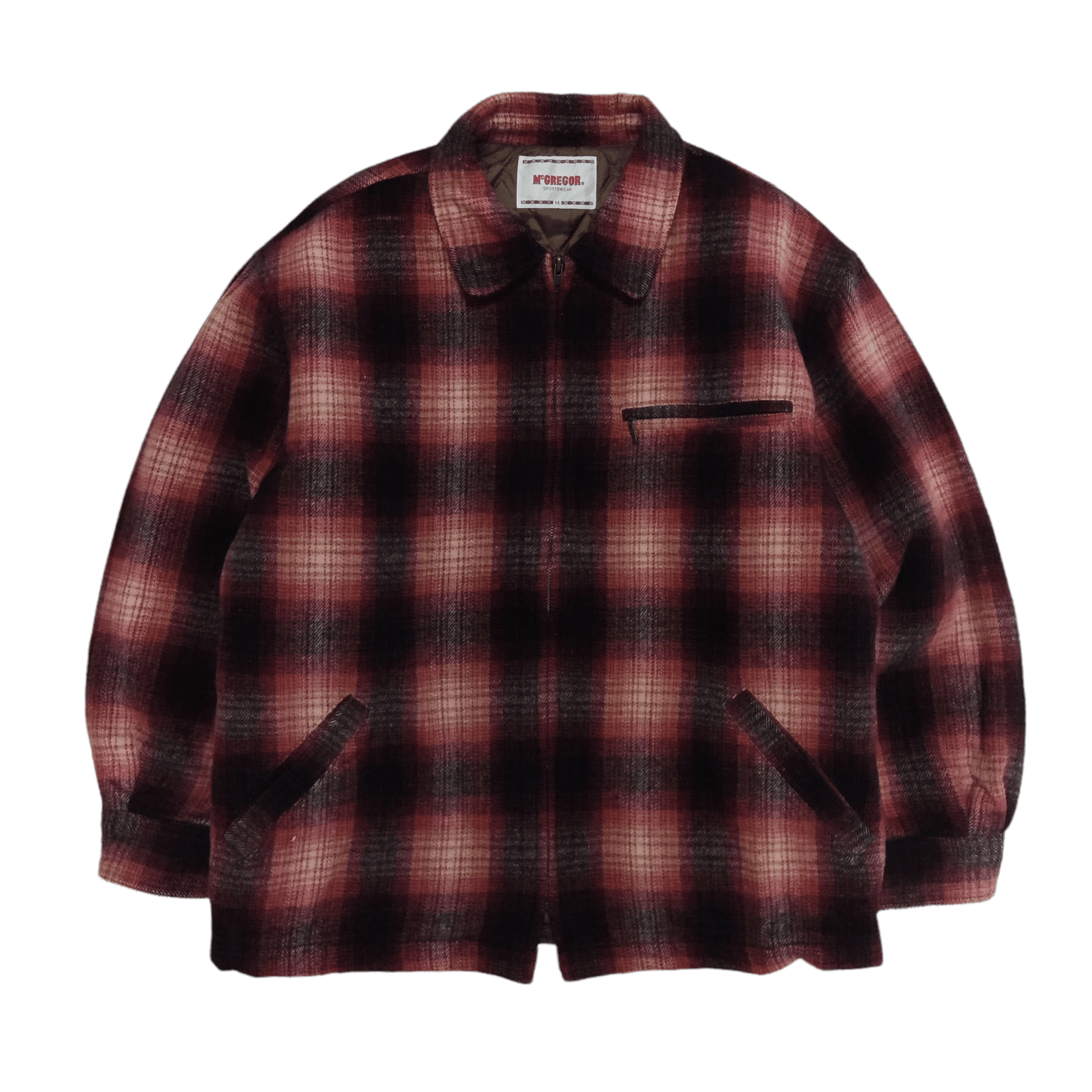McGregor Vintage McGregor Checked Zipper Outdoor Quilted Jacket Size US M / EU 48-50 / 2 - 2 Thumbnail