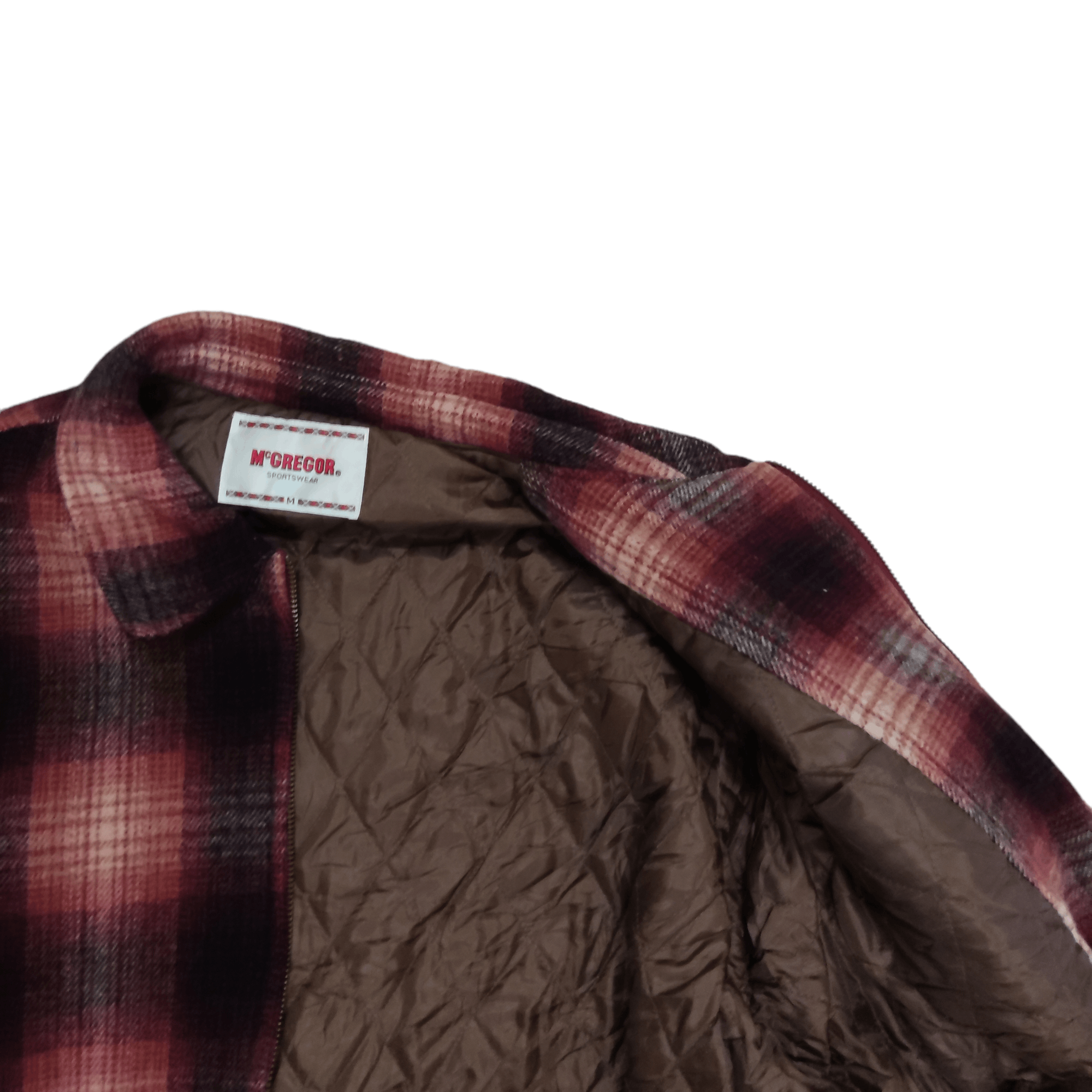 McGregor Vintage McGregor Checked Zipper Outdoor Quilted Jacket Size US M / EU 48-50 / 2 - 8 Thumbnail