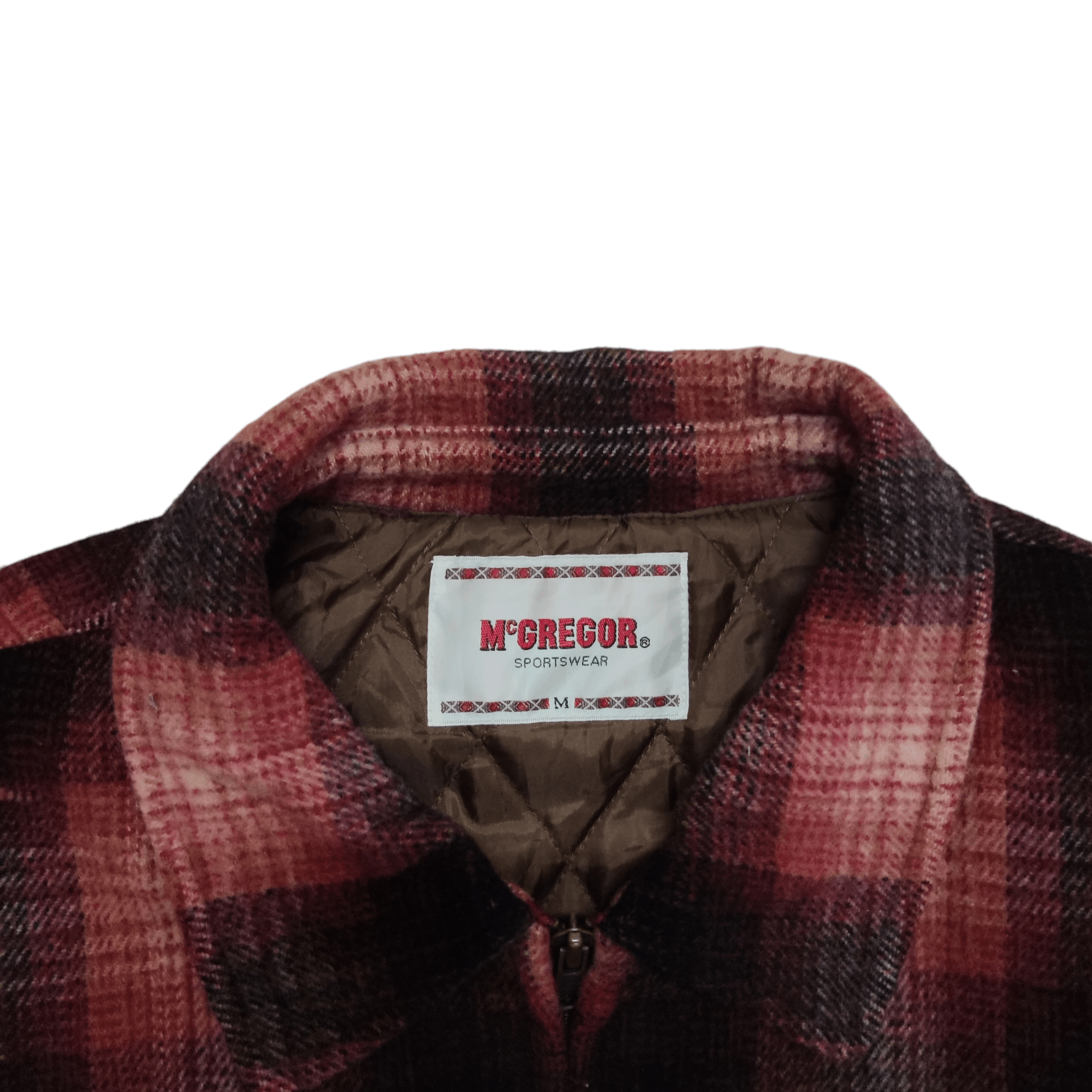 McGregor Vintage McGregor Checked Zipper Outdoor Quilted Jacket Size US M / EU 48-50 / 2 - 5 Thumbnail