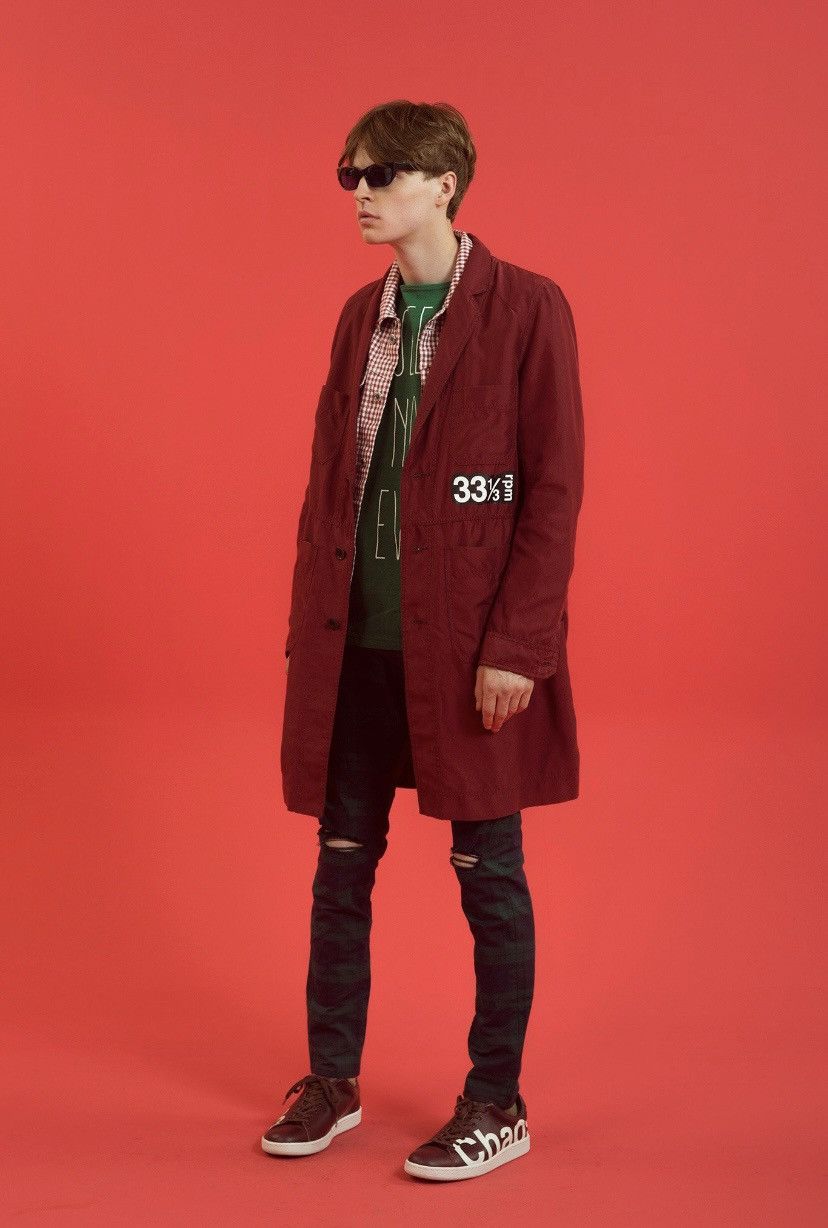 image of Undercover Ss15 “Television Collection “ Green Tartan Zips Jeans, Men's (Size 32)