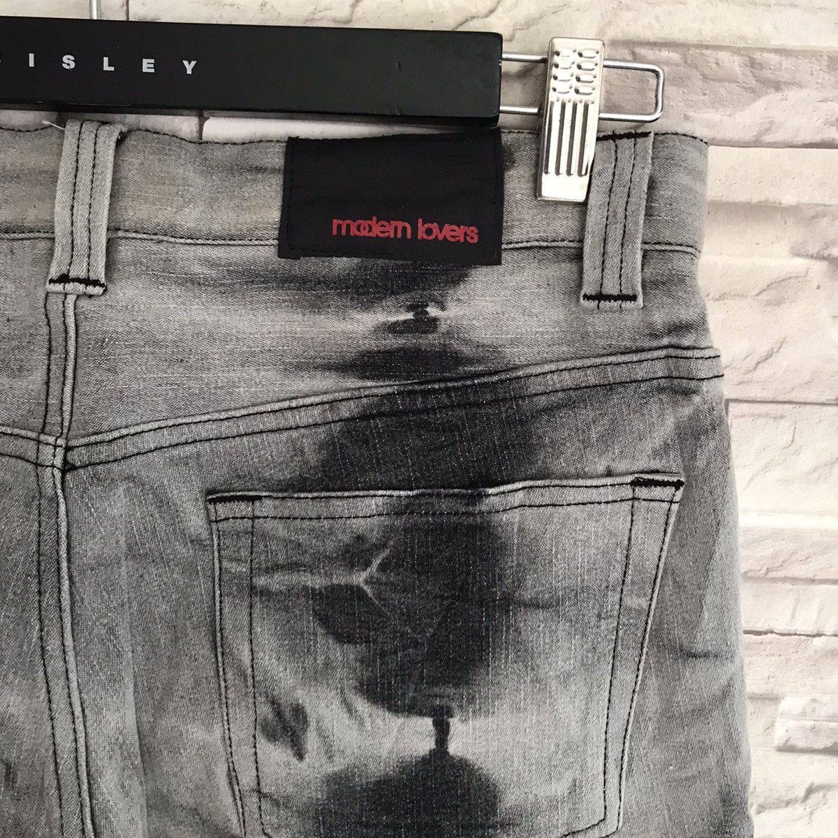 Japanese Brand Japanese Brand Modern Lovers Denim Flare Jeans Bleach Size US 31 - 10 Thumbnail